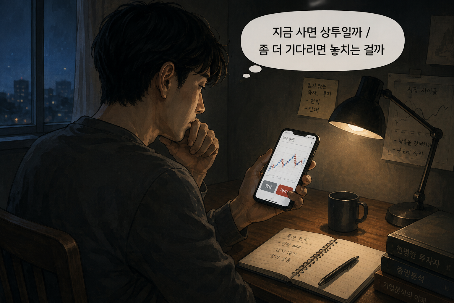 「상투일까 놓치는 걸까」