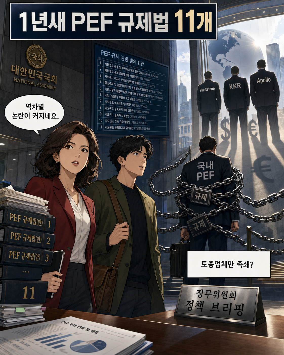 1년새 PEF 규제법 11개…외국계만 웃는다