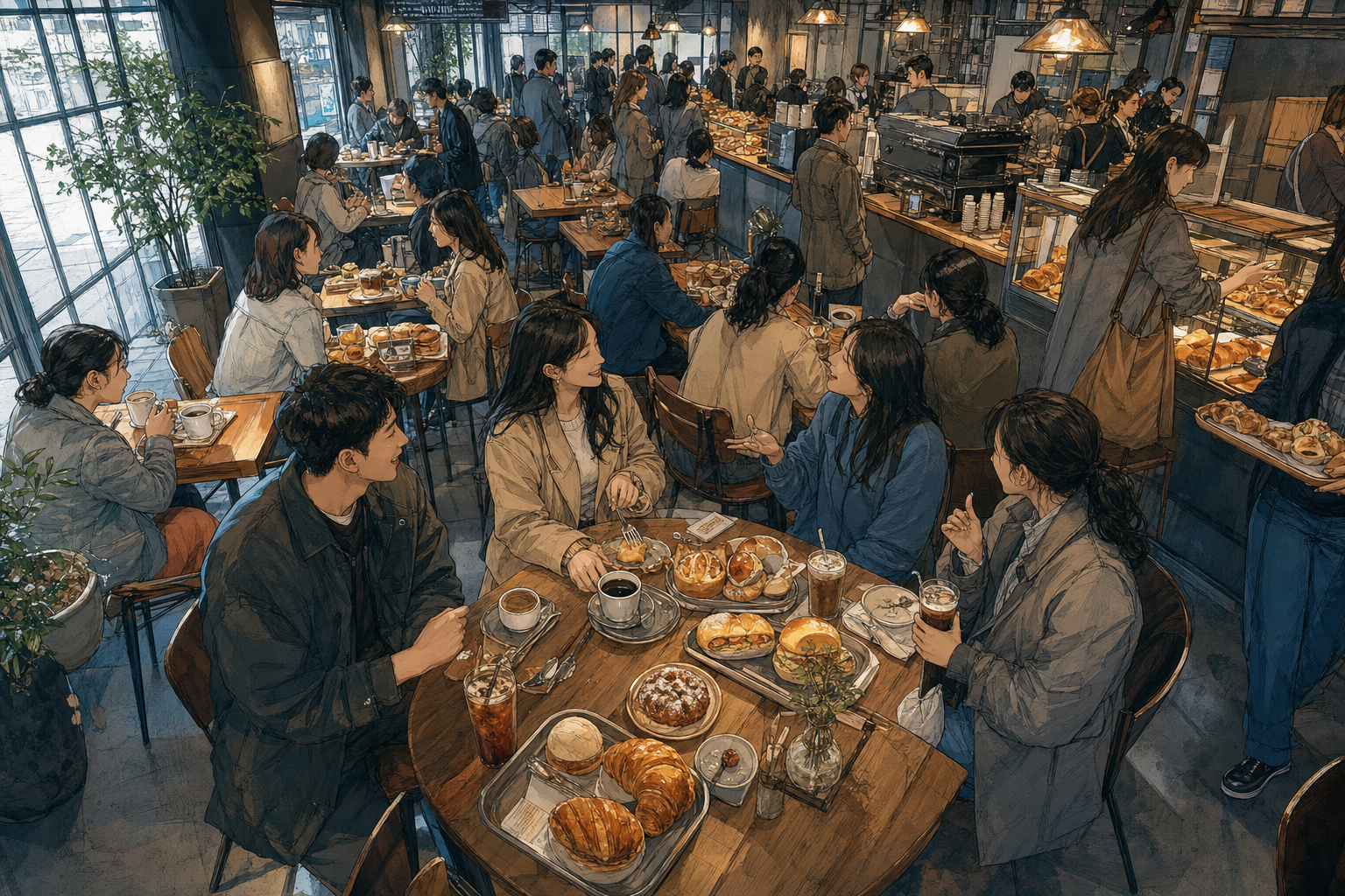 빵지순례 확산 지도