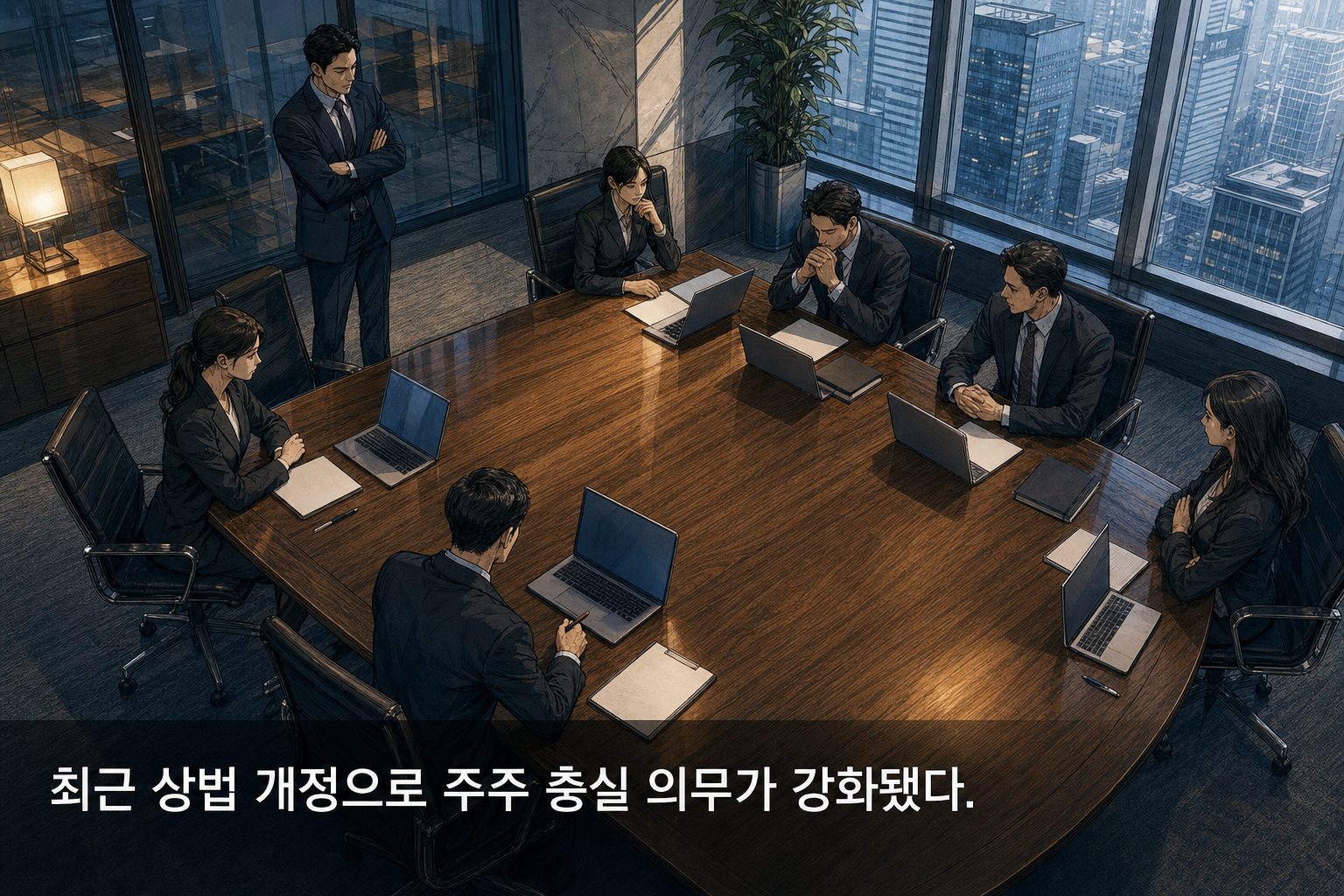 최근 상법 개정으로 주주 충실 의무가 강화됐다.