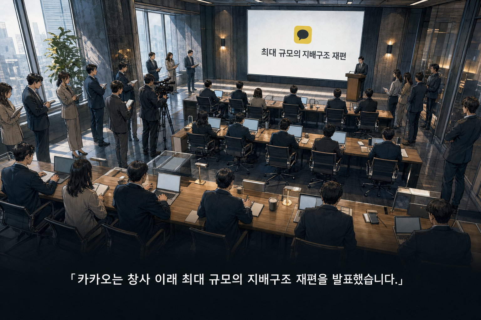 왜 카카오는 지배구조 재편을 단행했을까?