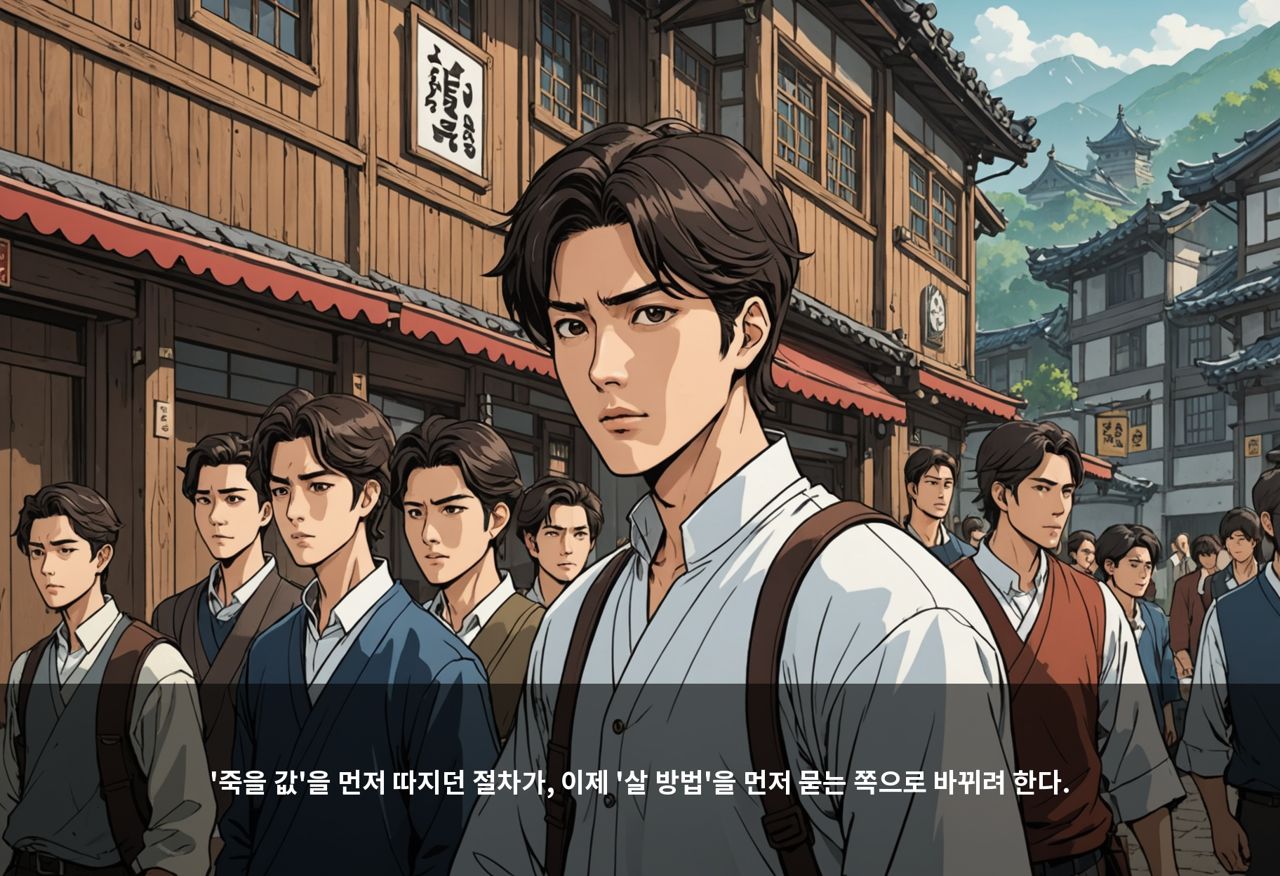 '죽을 값'을 먼저 따지던 절차가, 이제 '살 방법'을 먼저 묻는 쪽으로 바뀌려 한다.