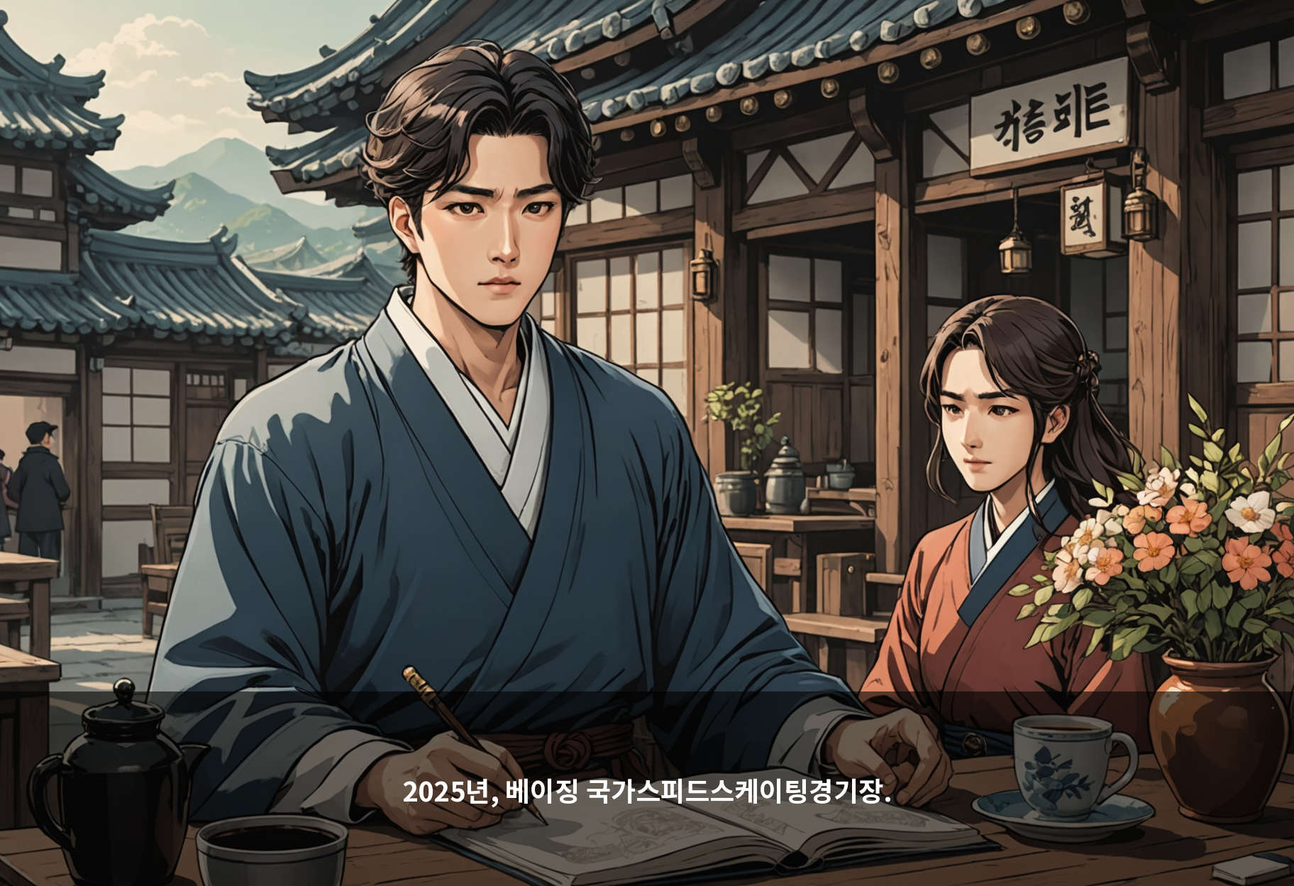 2025년, 베이징 국가스피드스케이팅경기장.