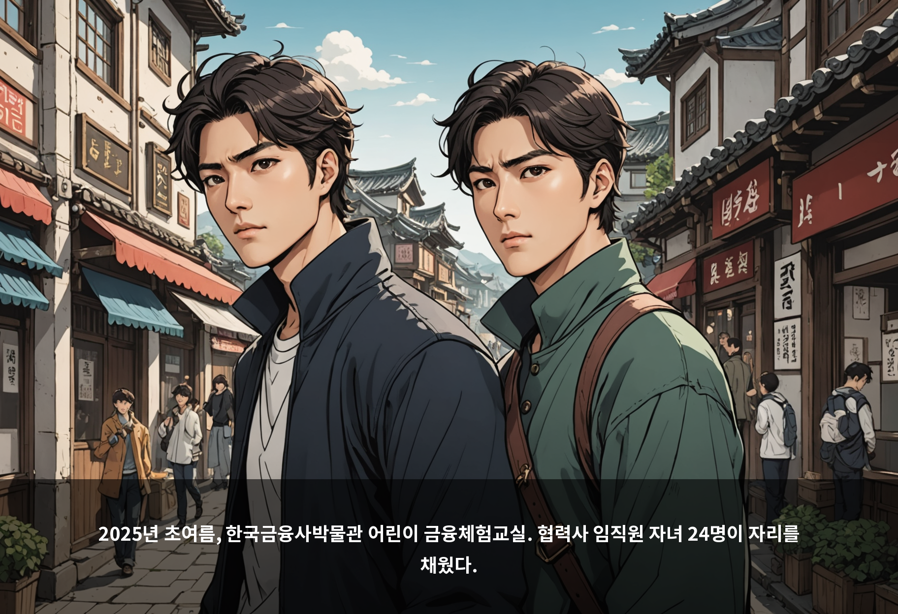 2025년 초여름, 한국금융사박물관 어린이 금융체험교실. 협력사 임직원 자녀 24명이 자리를 채웠다.