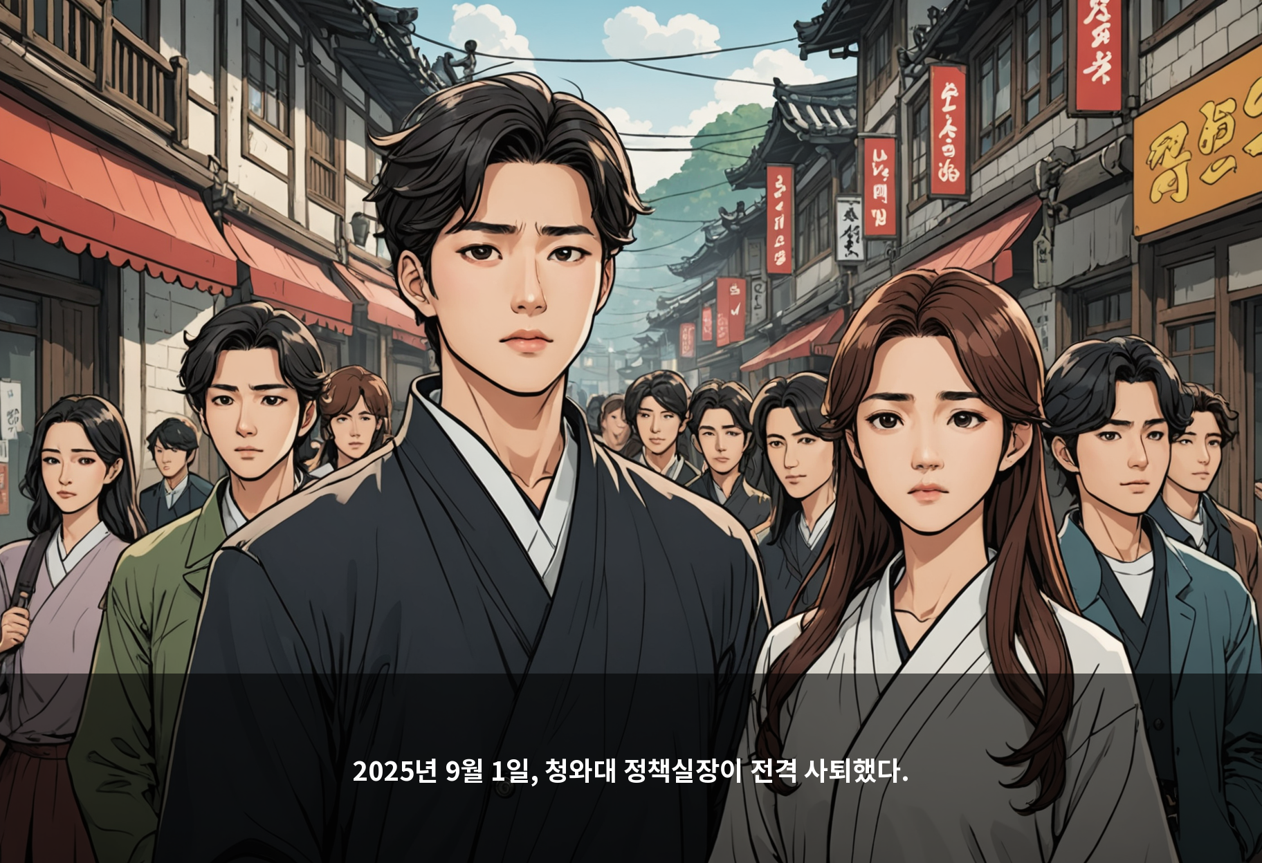 2025년 9월 1일, 청와대 정책실장이 전격 사퇴했다.