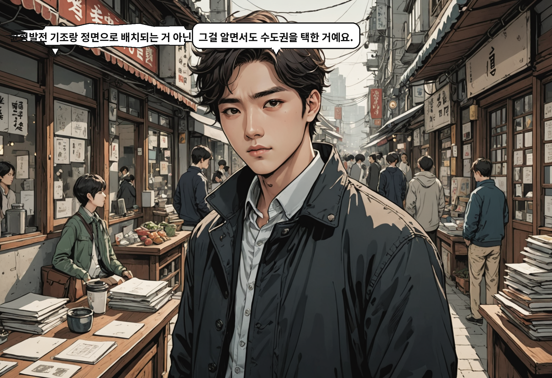 A: 균형발전 기조랑 정면으로 배치되는 거 아닌가요?! B: 그걸 알면서도 수도권을 택한 거예요.