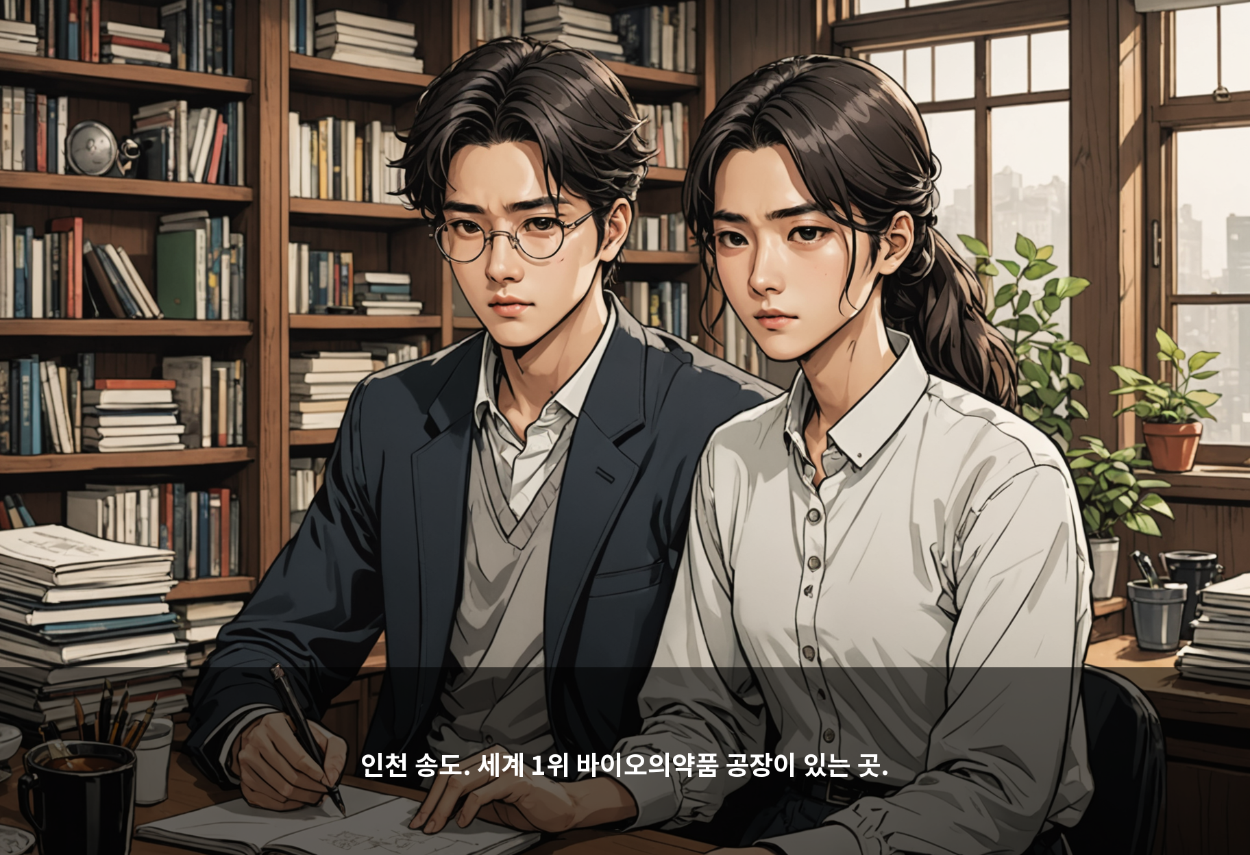 인천 송도. 세계 1위 바이오의약품 공장이 있는 곳.
