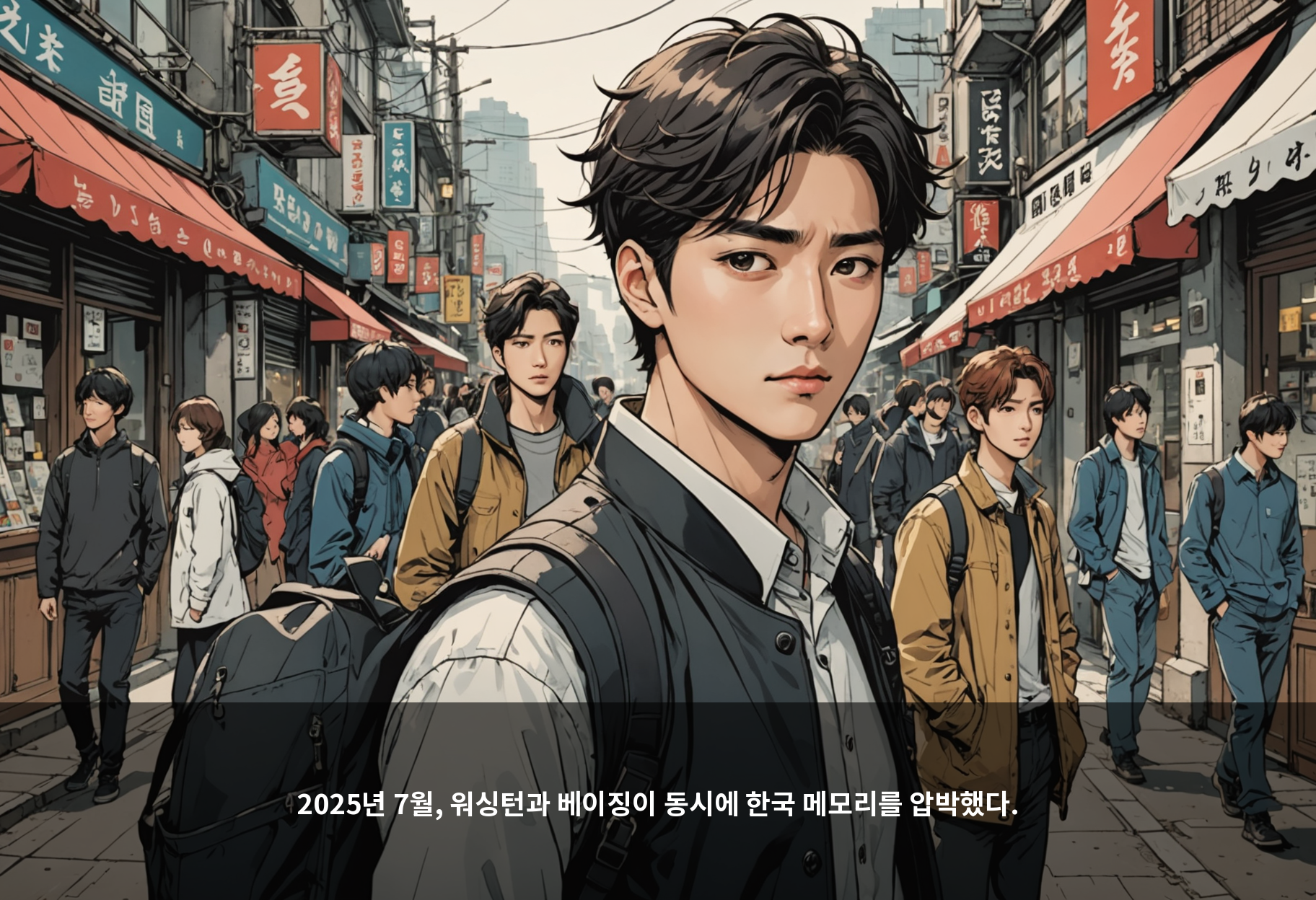 2025년 7월, 워싱턴과 베이징이 동시에 한국 메모리를 압박했다.