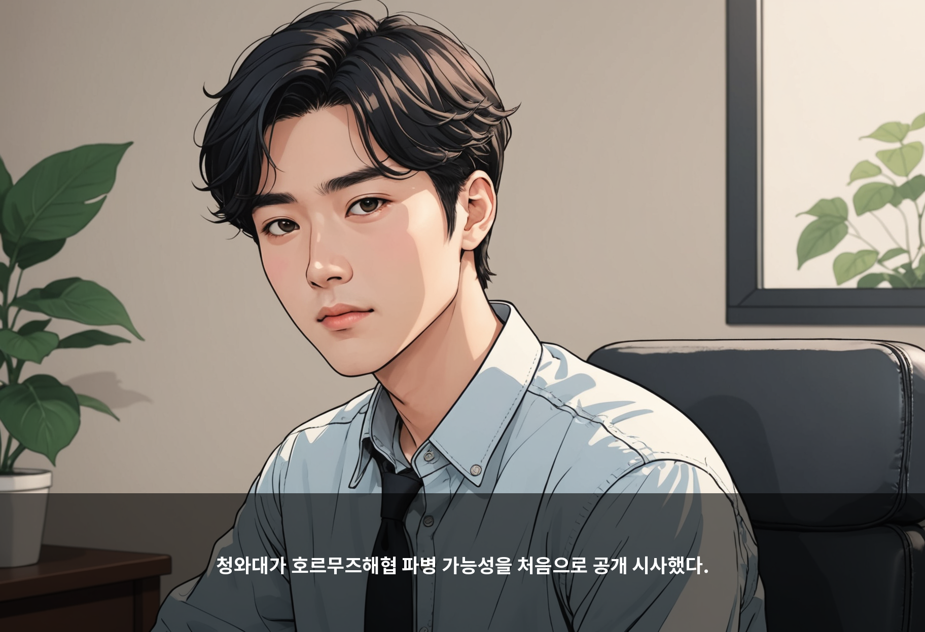 청와대가 호르무즈해협 파병 가능성을 처음으로 공개 시사했다.