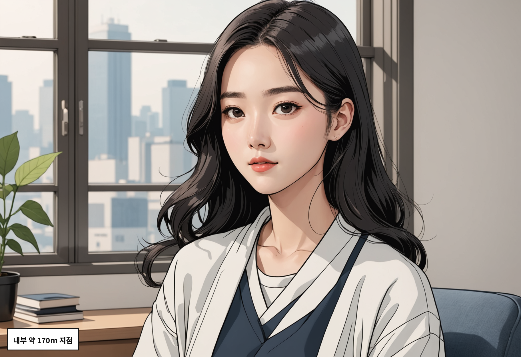 내부 약 170m 지점