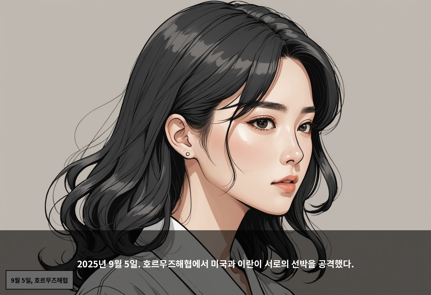 2025년 9월 5일. 호르무즈해협에서 미국과 이란이 서로의 선박을 공격했다.