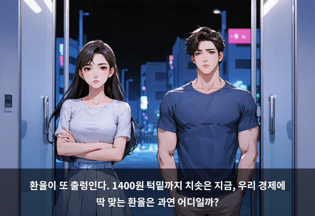 환율 1383원인데, 전문가 20명 중 11명은 "1300원대가 맞다"고 했습니다 🎙️