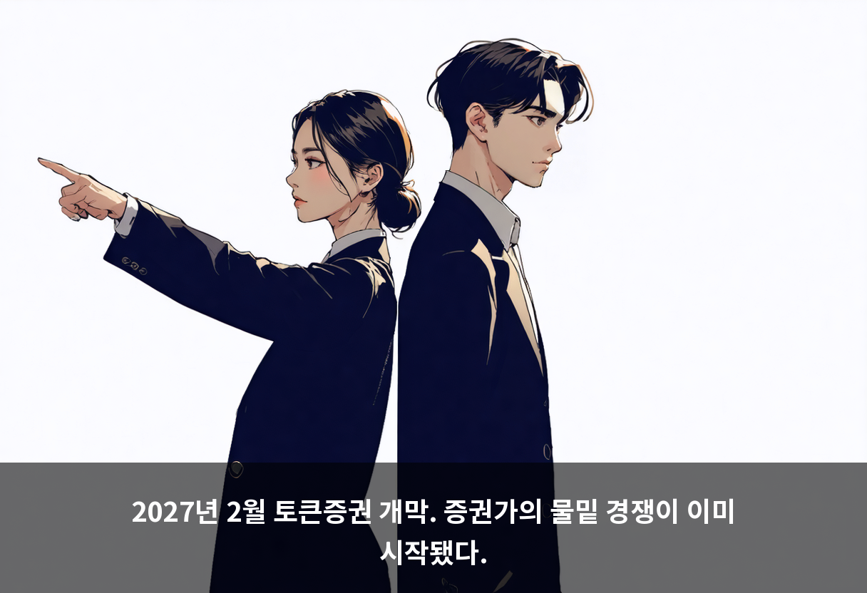 2027년 2월 토큰증권 개막. 증권가의 물밑 경쟁이 이미 시작됐다.