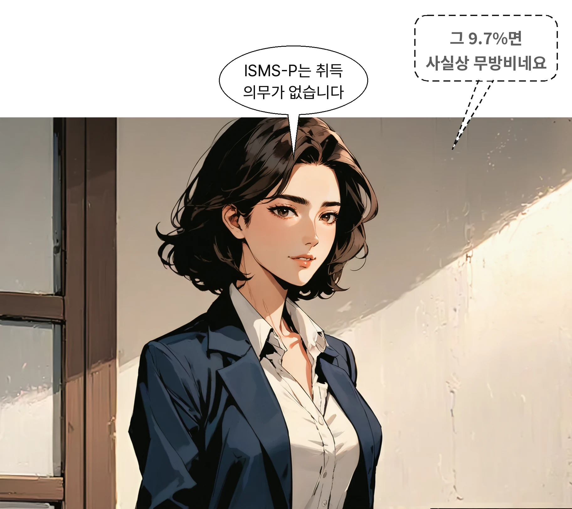 ISMS-P는 취득 의무가 없는 자율 인증이다