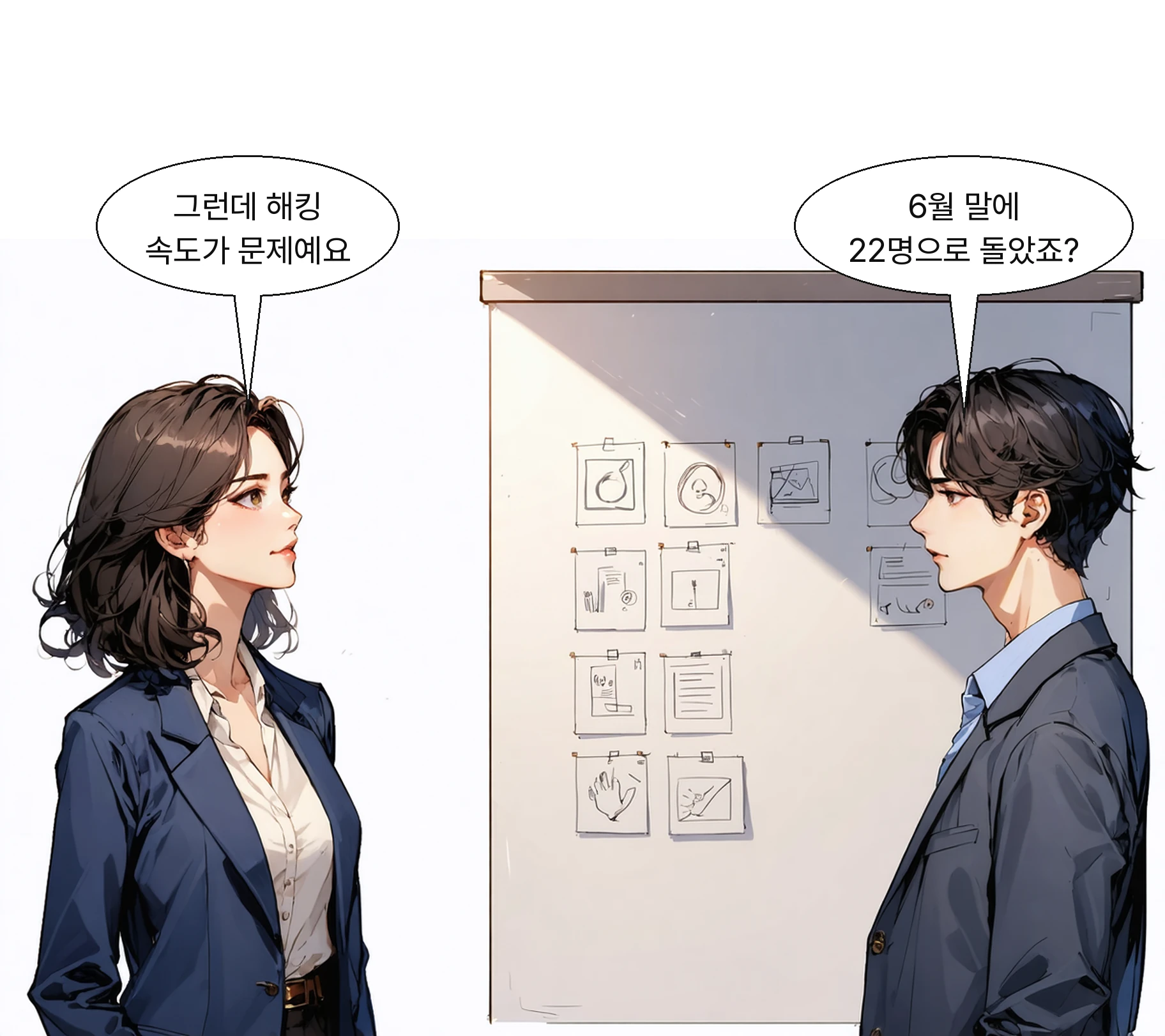 산업은행은 올 6월 말 22명으로 일부 회복한 수준이다