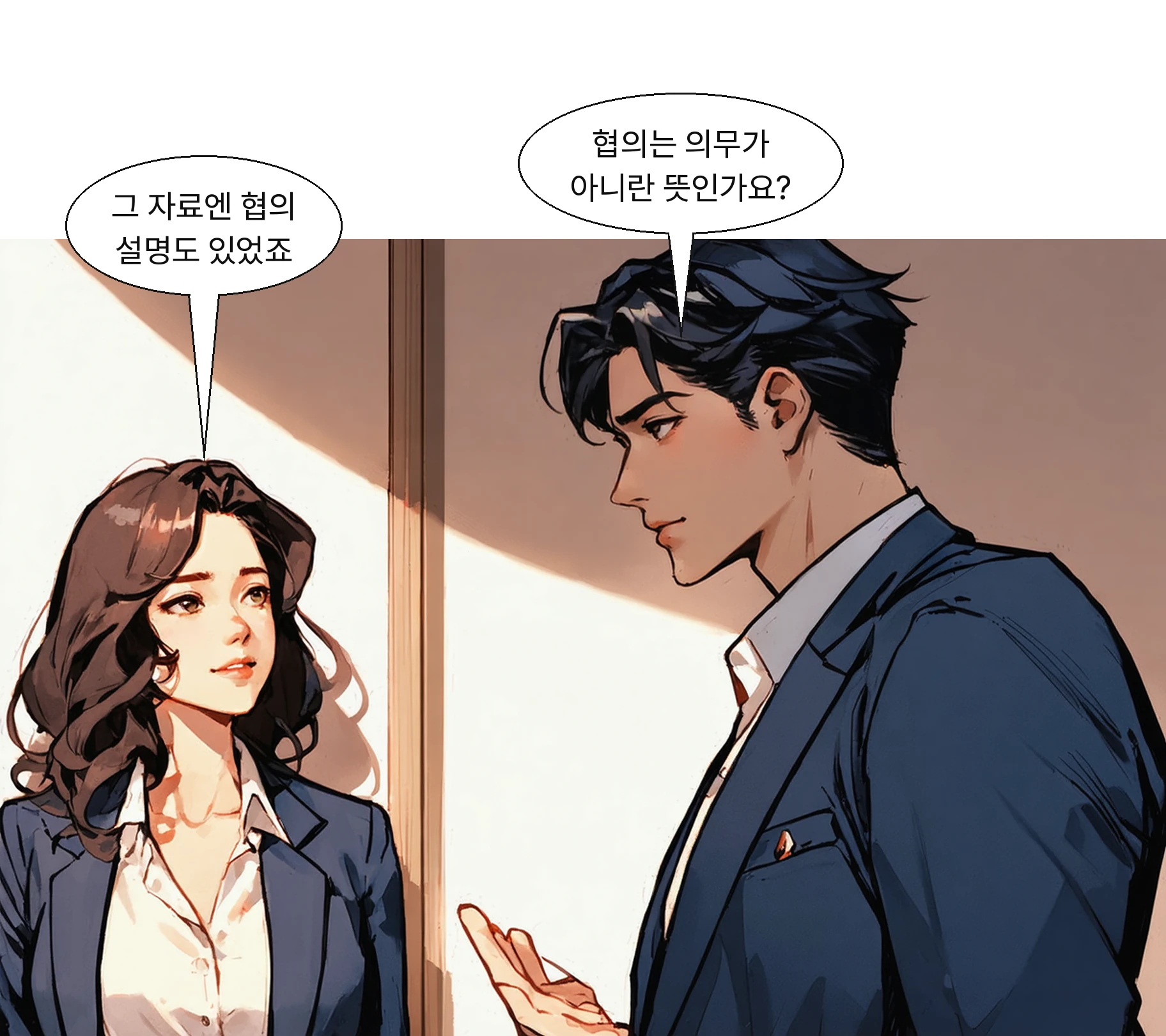 과거 대통령과의 협의는 임의적 협력일 뿐이라고 밝혔다