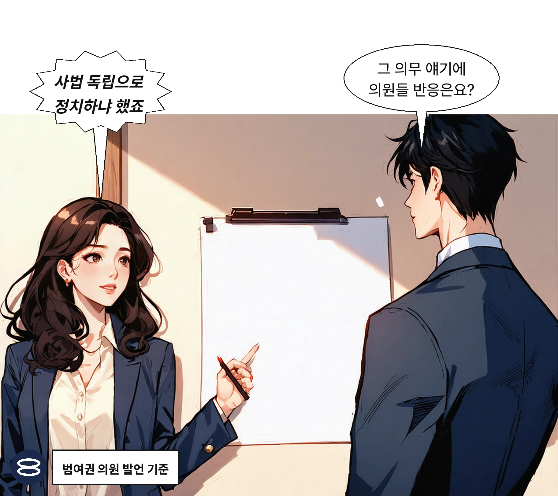 범여권 의원들은 사법 독립을 명분 삼은 정치라고 비판했다