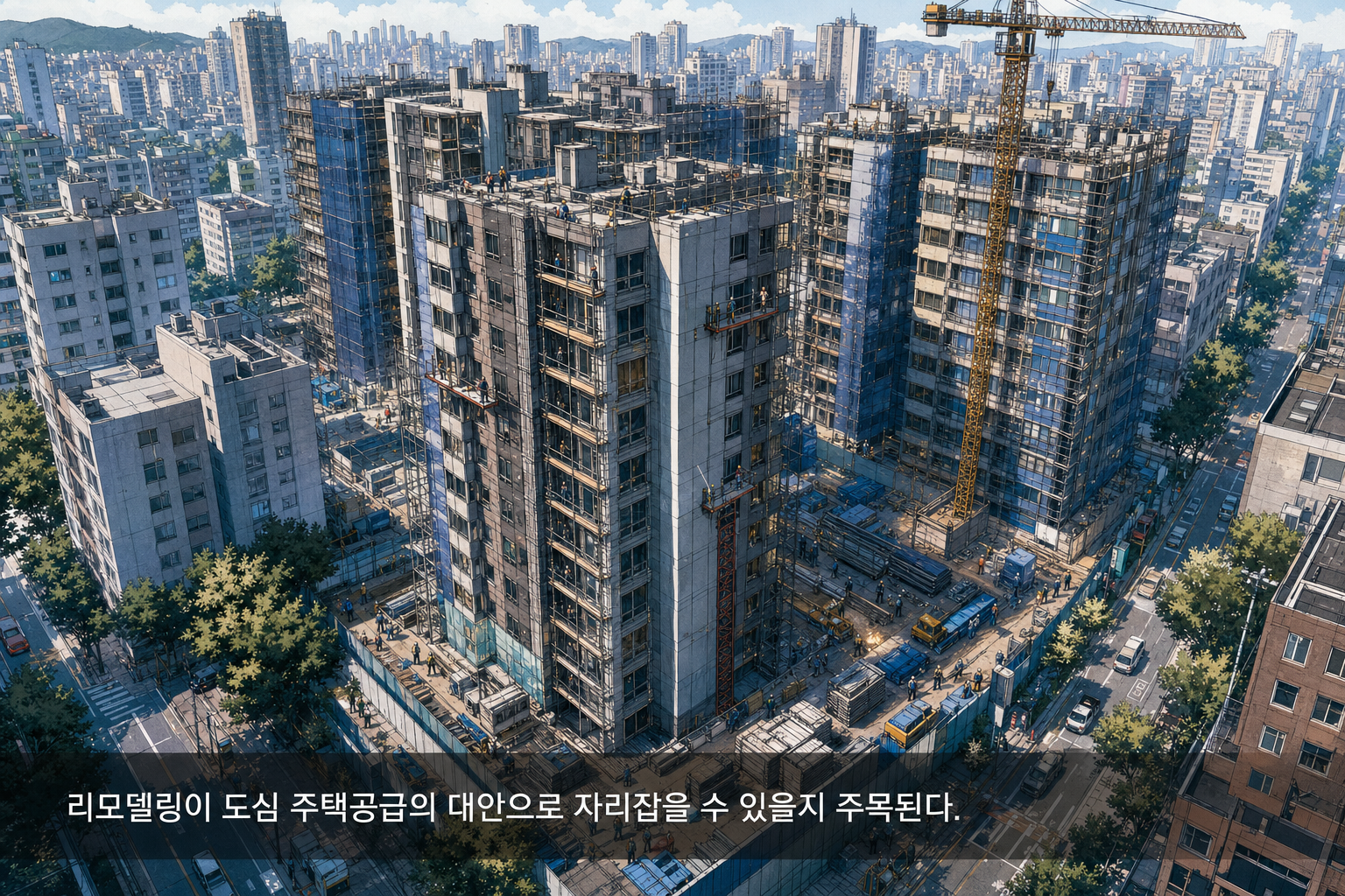 리모델링이 도심 주택공급의 대안으로 자리잡을 수 있을지 주목된다.