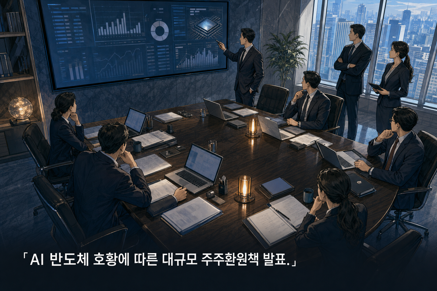 AI 반도체 호황에 따른 대규모 주주환원책 발표.