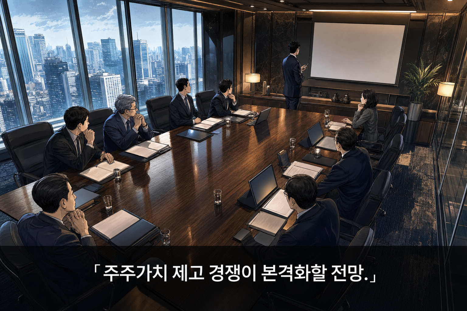 주주가치 제고 경쟁이 본격화할 전망.