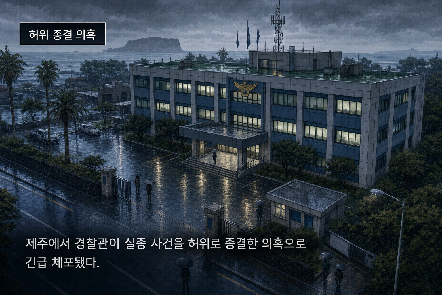 왜 경찰관은 실종 사건을 허위로 종결했을까? 표지