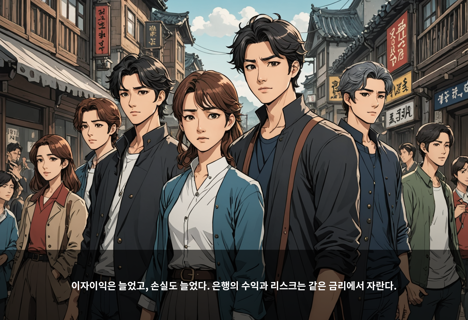 이자이익은 늘었고, 손실도 늘었다. 은행의 수익과 리스크는 같은 금리에서 자란다.