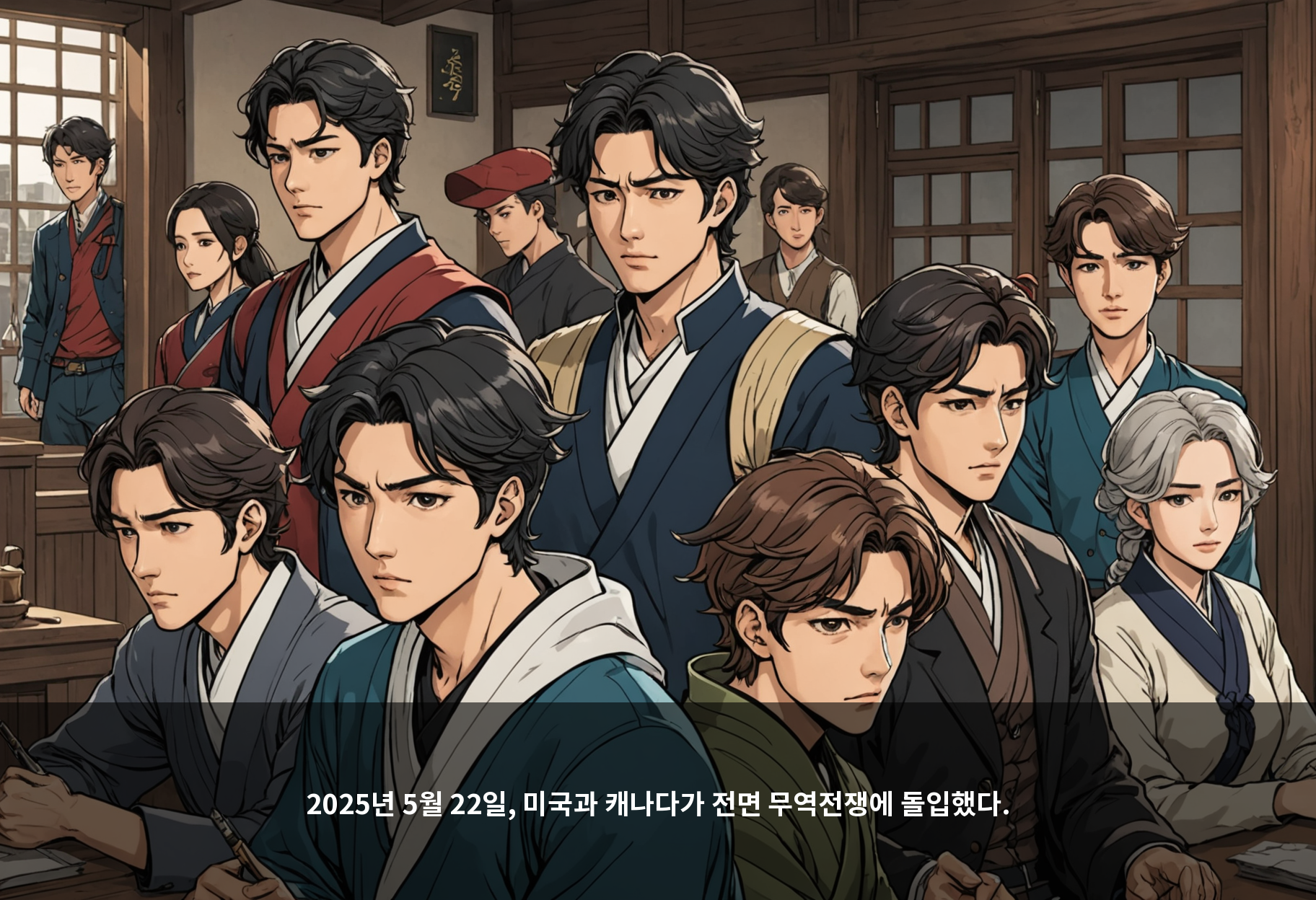 2025년 5월 22일, 미국과 캐나다가 전면 무역전쟁에 돌입했다.