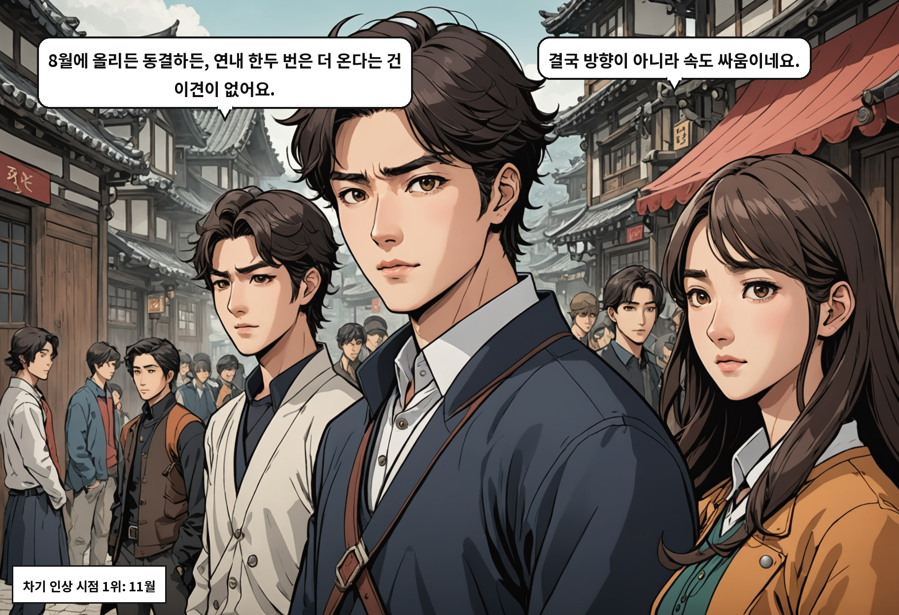 A: 8월에 올리든 동결하든, 연내 한두 번은 더 온다는 건 이견이 없어요. B: 결국 방향이 아니라 속도 싸움이네요.