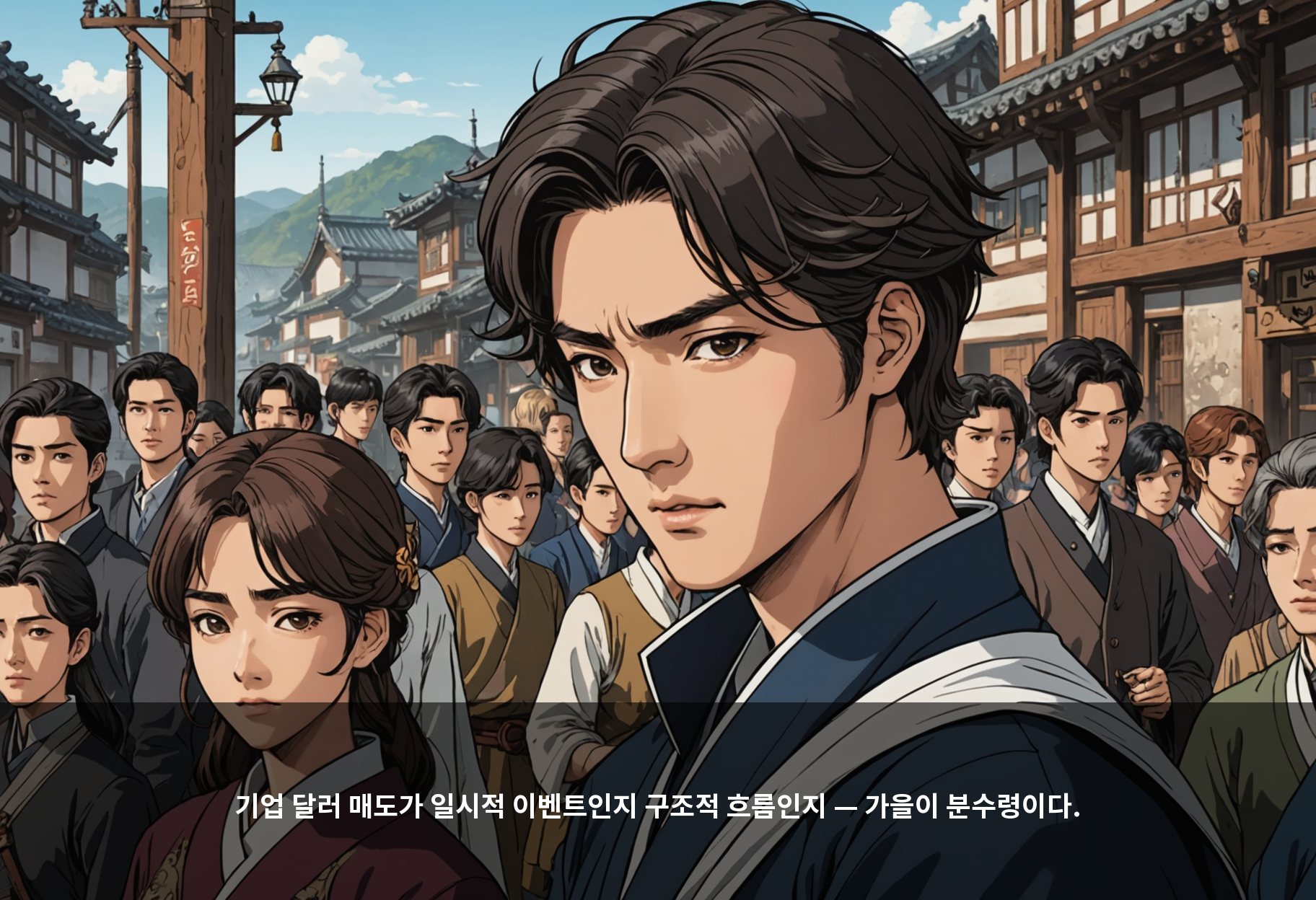 기업 달러 매도가 일시적 이벤트인지 구조적 흐름인지 — 가을이 분수령이다.
