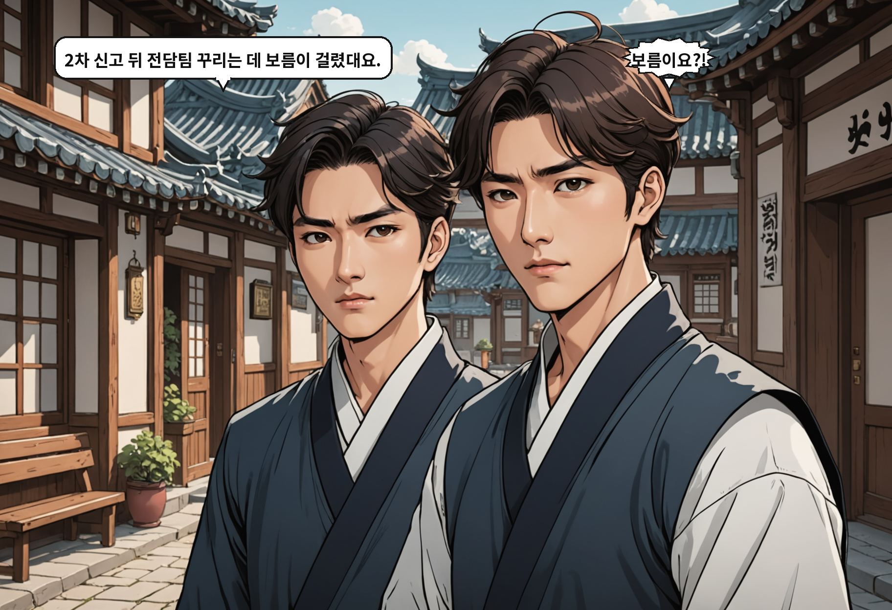 A: 2차 신고 뒤 전담팀 꾸리는 데 보름이 걸렸대요. B: 보름이요?!