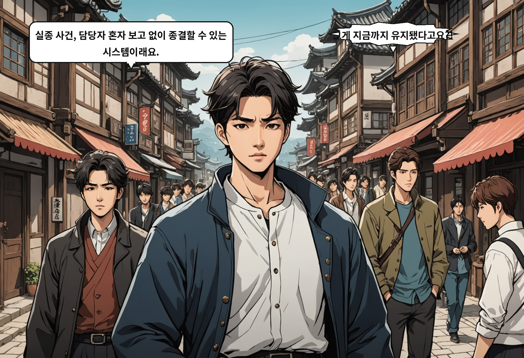 A: 실종 사건, 담당자 혼자 보고 없이 종결할 수 있는 시스템이래요. B: 그게 지금까지 유지됐다고요?!