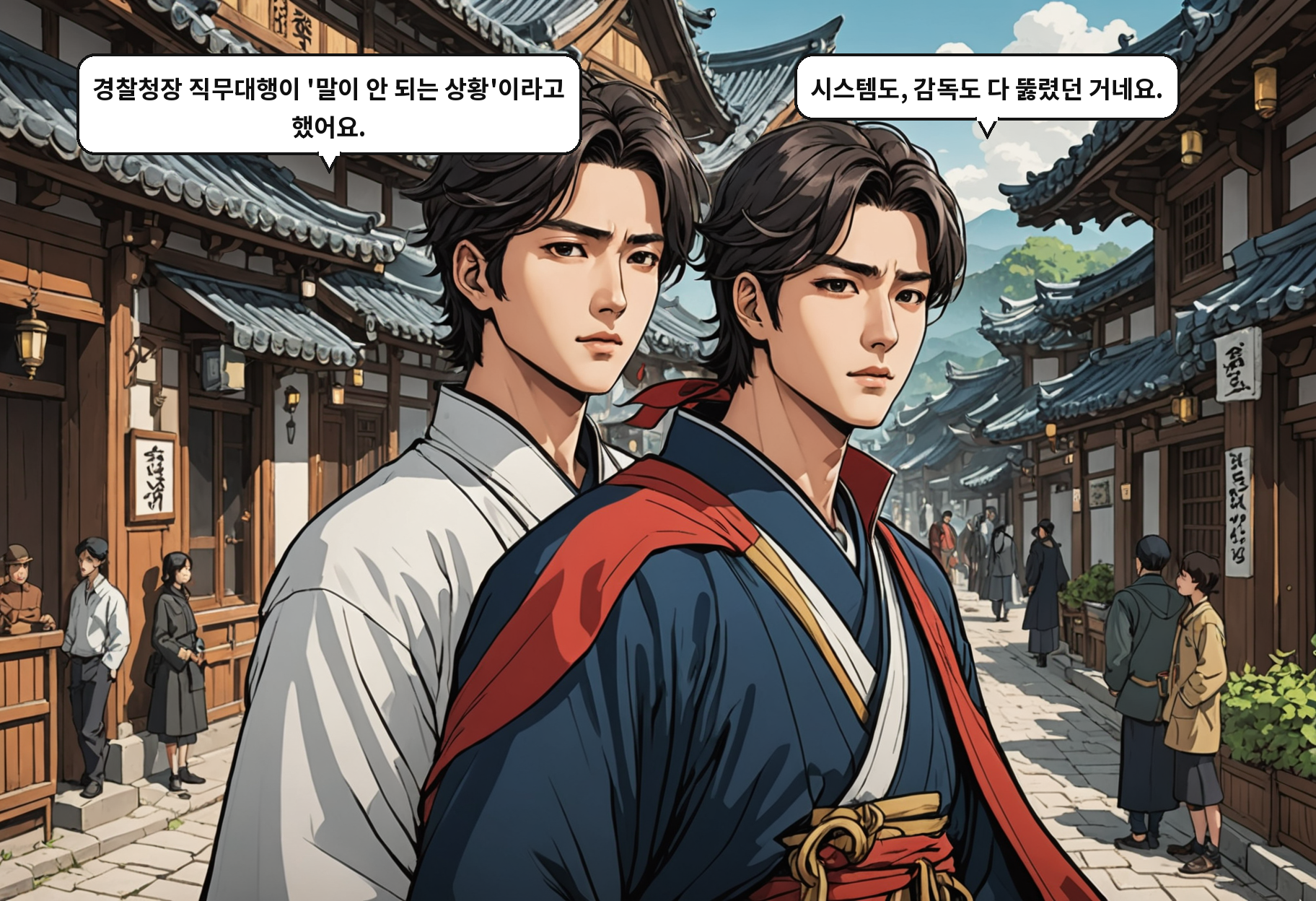 A: 경찰청장 직무대행이 '말이 안 되는 상황'이라고 했어요. B: 시스템도, 감독도 다 뚫렸던 거네요.