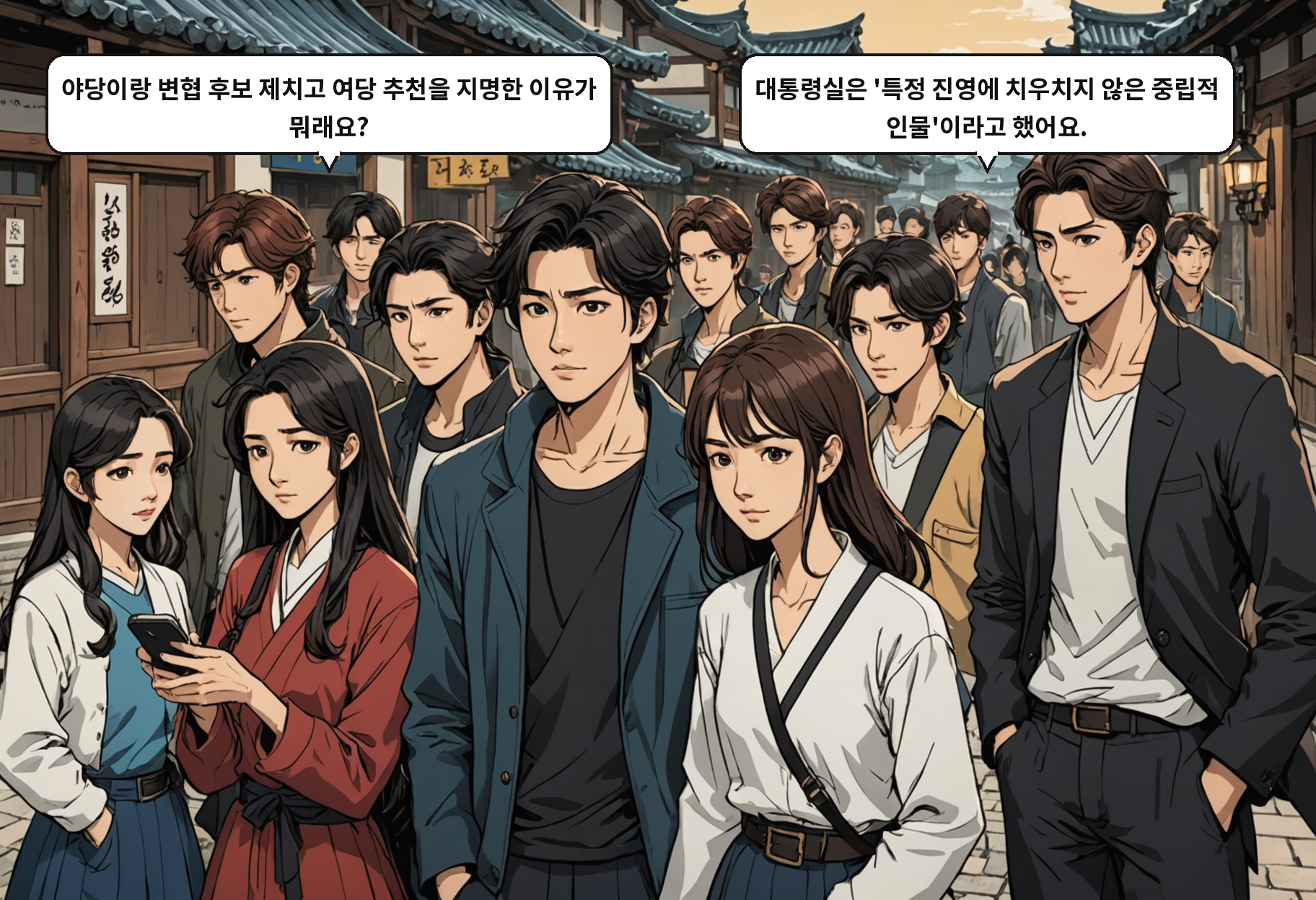 A: 야당이랑 변협 후보 제치고 여당 추천을 지명한 이유가 뭐래요? B: 대통령실은 '특정 진영에 치우치지 않은 중립적 인물'이라고 했어요.