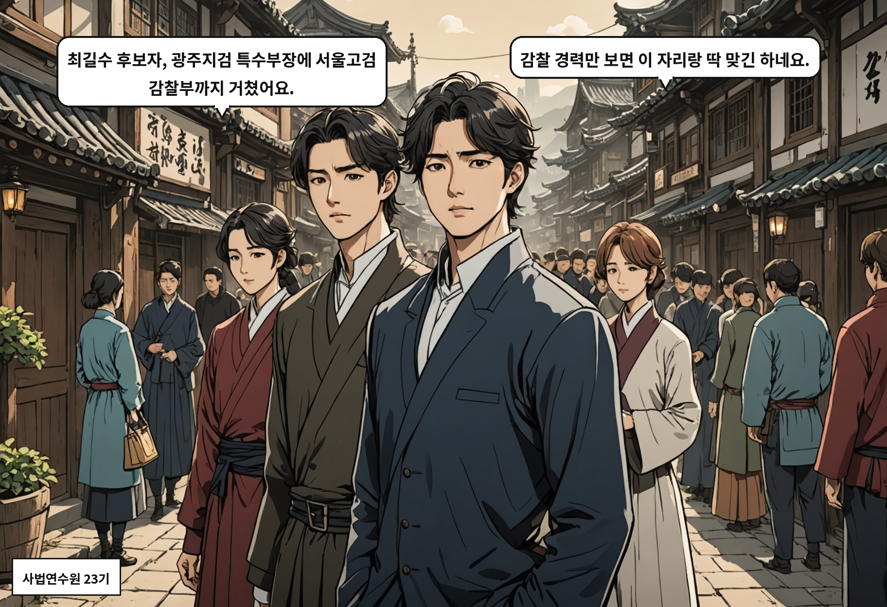 B: 최길수 후보자, 광주지검 특수부장에 서울고검 감찰부까지 거쳤어요. A: 감찰 경력만 보면 이 자리랑 딱 맞긴 하네요.