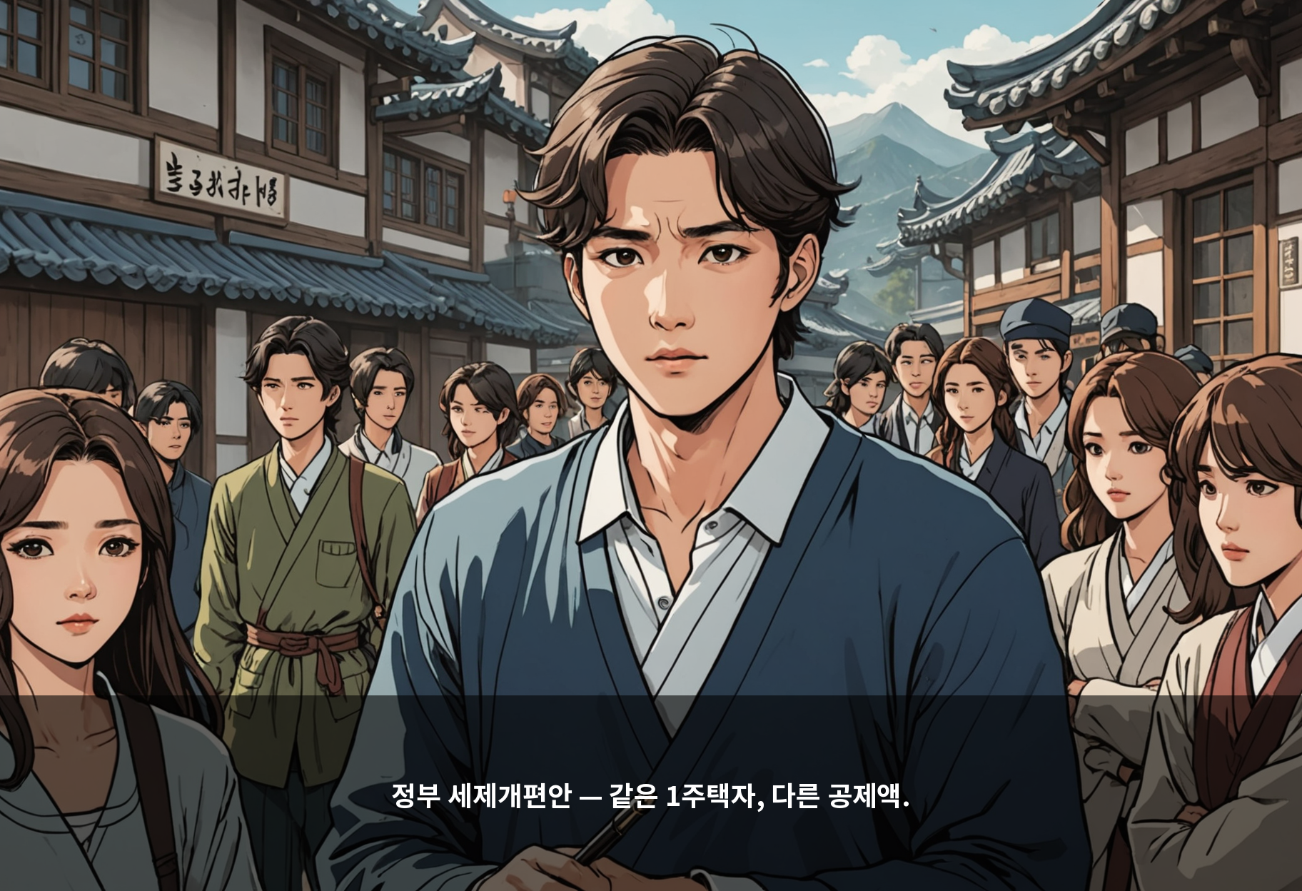 정부 세제개편안 — 같은 1주택자, 다른 공제액.