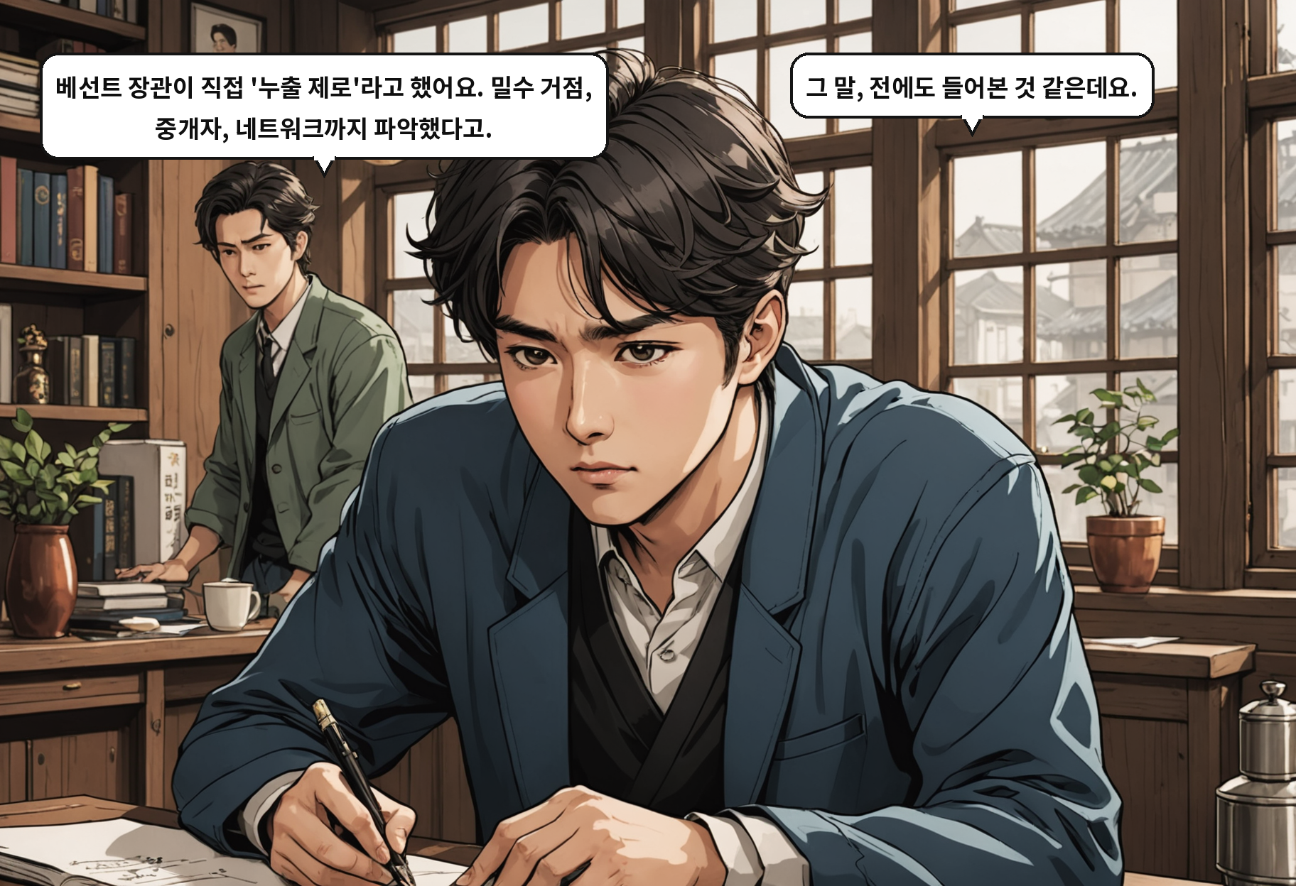 B: 베선트 장관이 직접 '누출 제로'라고 했어요. 밀수 거점, 중개자, 네트워크까지 파악했다고. A: 그 말, 전에도 들어본 것 같은데요.