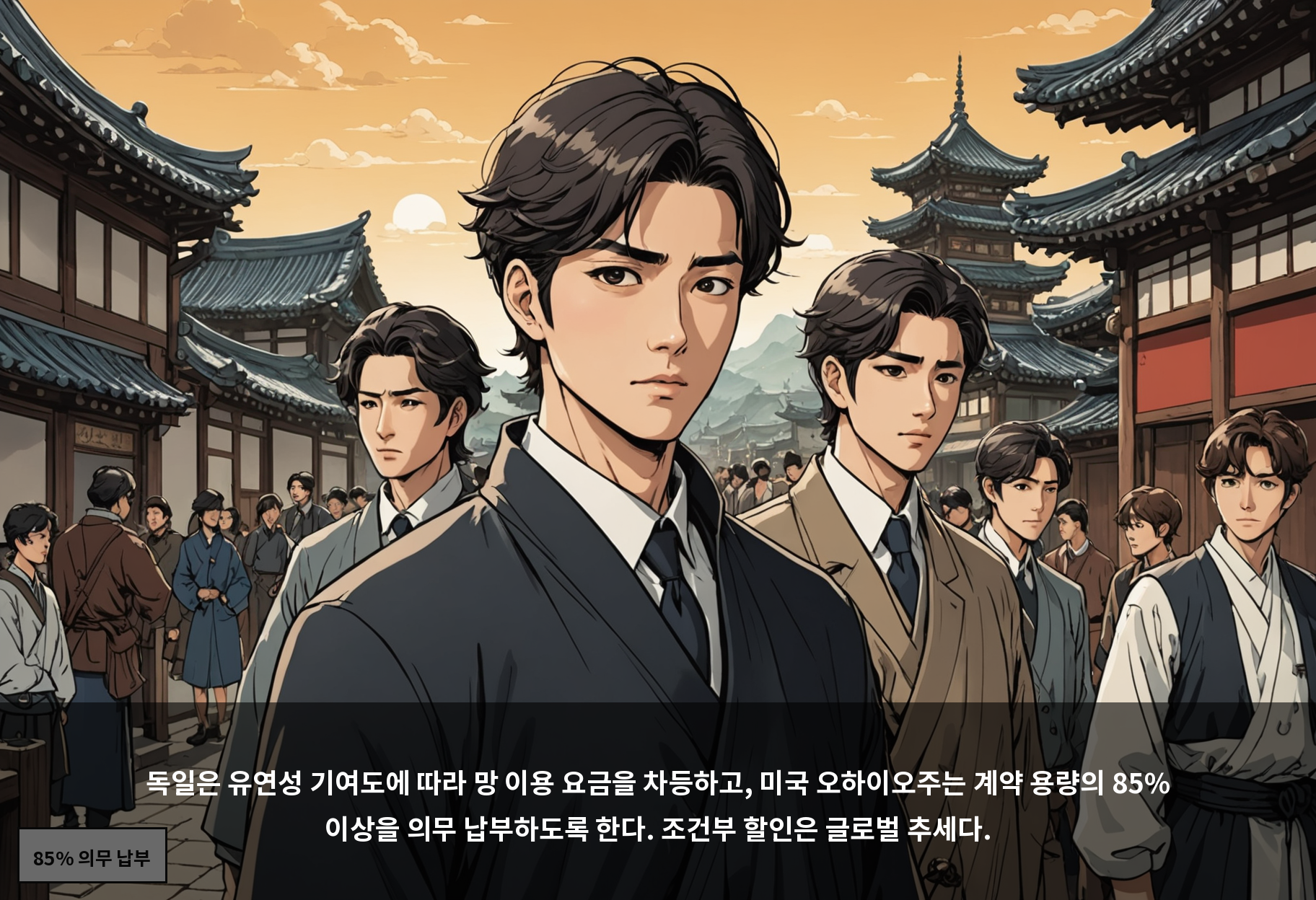 독일은 유연성 기여도에 따라 망 이용 요금을 차등하고, 미국 오하이오주는 계약 용량의 85% 이상을 의무 납부하도록 한다. 조건부 할인은 글로벌 추세다.