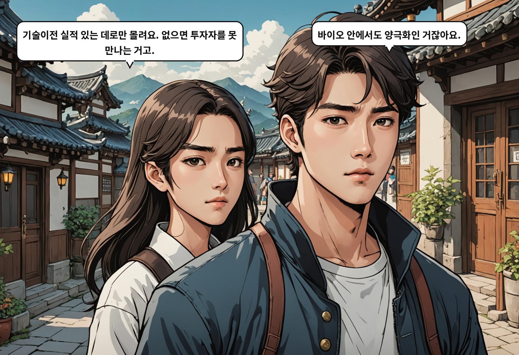 B: 기술이전 실적 있는 데로만 몰려요. 없으면 투자자를 못 만나는 거고. A: 바이오 안에서도 양극화인 거잖아요.
