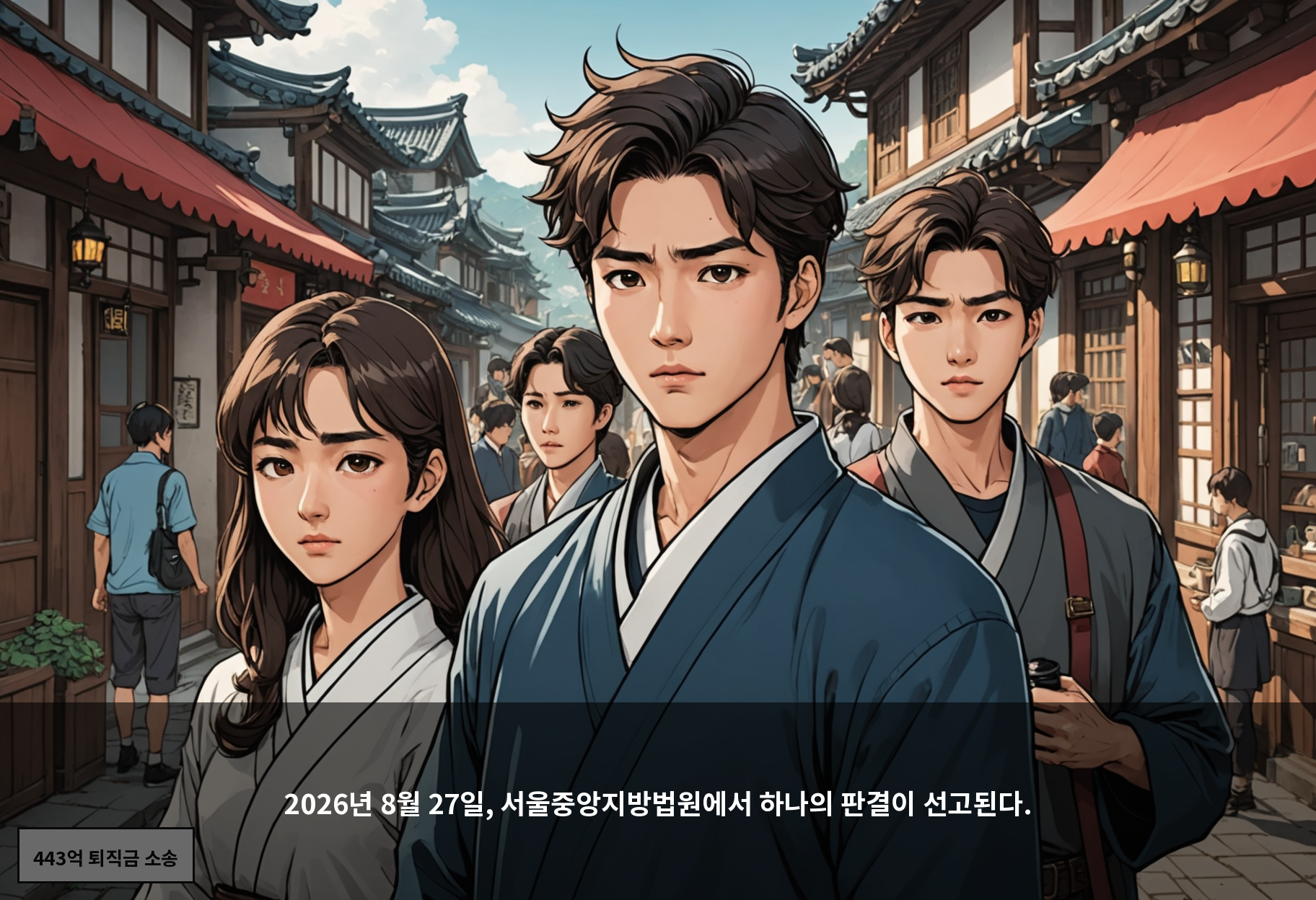 2026년 8월 27일, 서울중앙지방법원에서 하나의 판결이 선고된다.