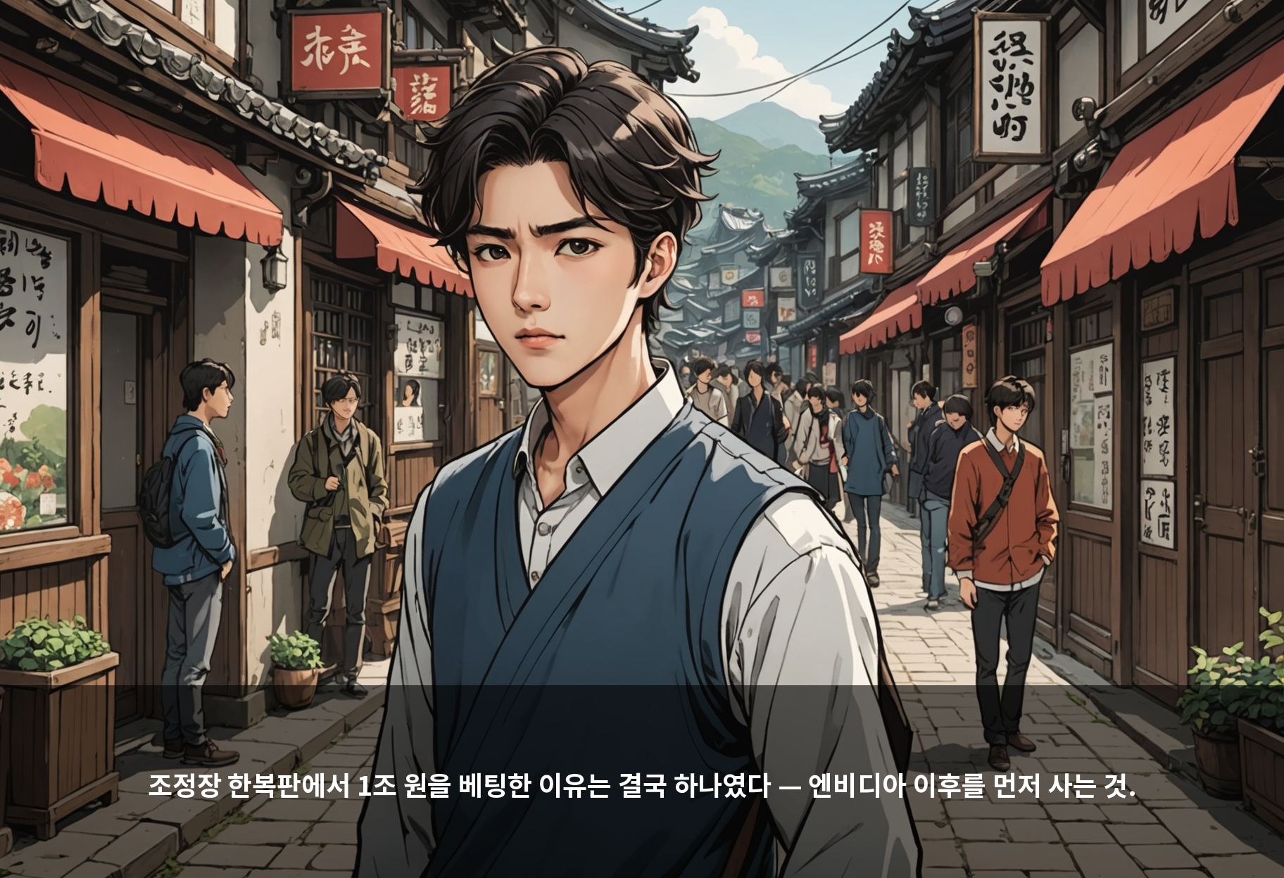 조정장 한복판에서 1조 원을 베팅한 이유는 결국 하나였다 — 엔비디아 이후를 먼저 사는 것.
