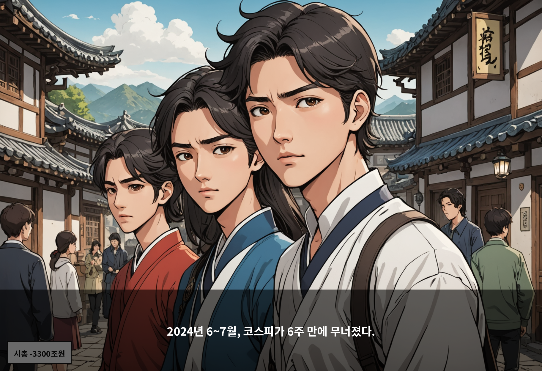 2024년 6~7월, 코스피가 6주 만에 무너졌다.