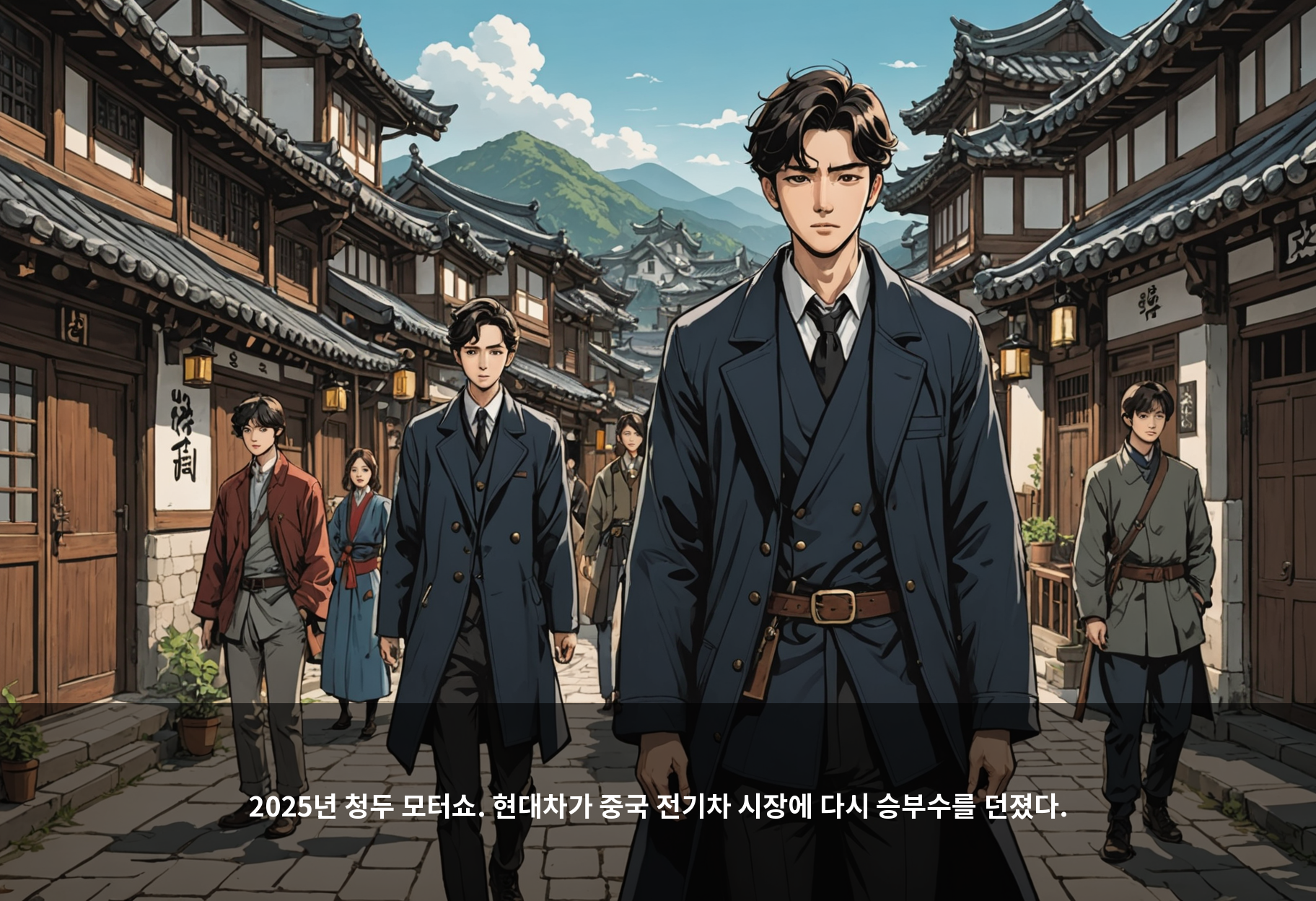 2025년 청두 모터쇼. 현대차가 중국 전기차 시장에 다시 승부수를 던졌다.