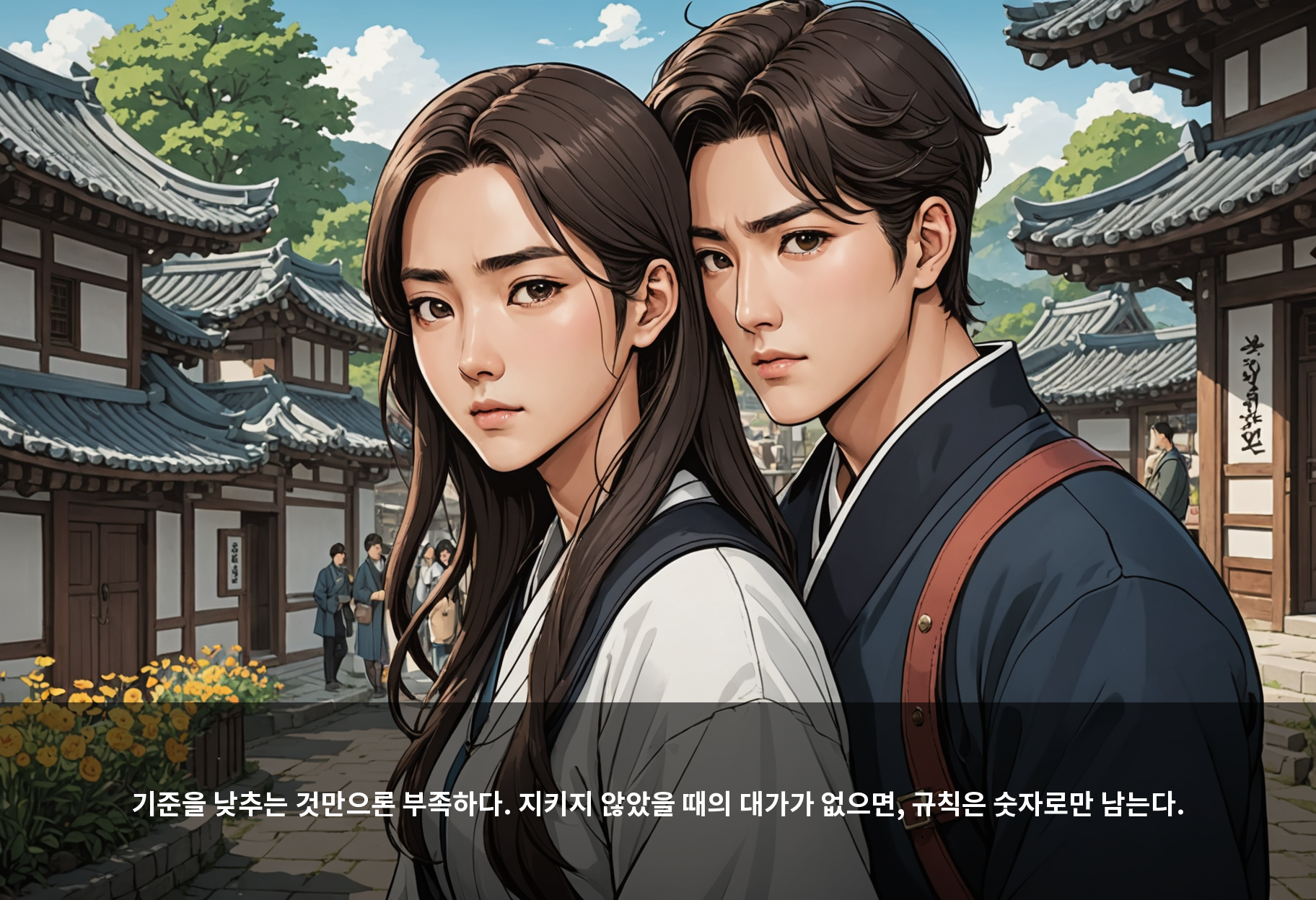 기준을 낮추는 것만으론 부족하다. 지키지 않았을 때의 대가가 없으면, 규칙은 숫자로만 남는다.