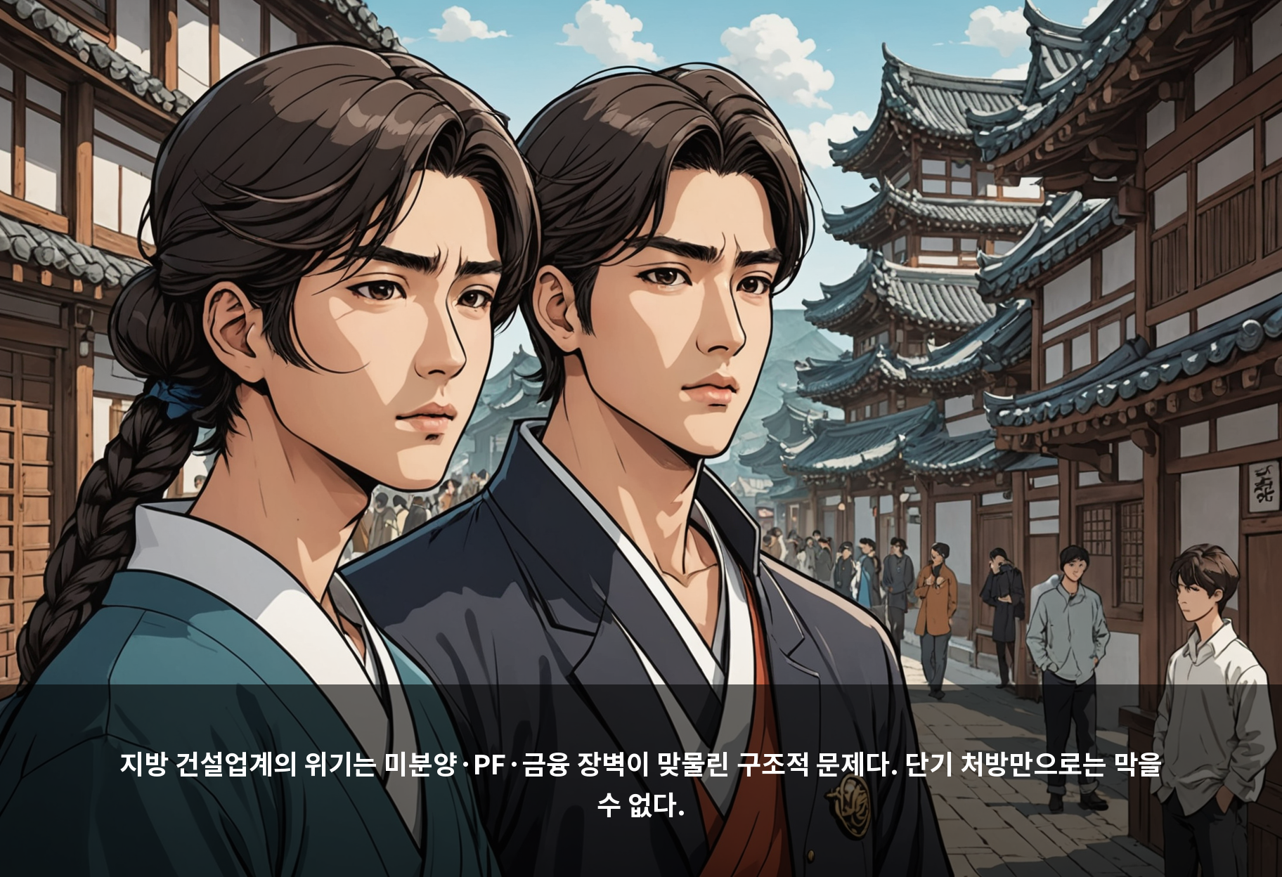 지방 건설업계의 위기는 미분양·PF·금융 장벽이 맞물린 구조적 문제다. 단기 처방만으로는 막을 수 없다.