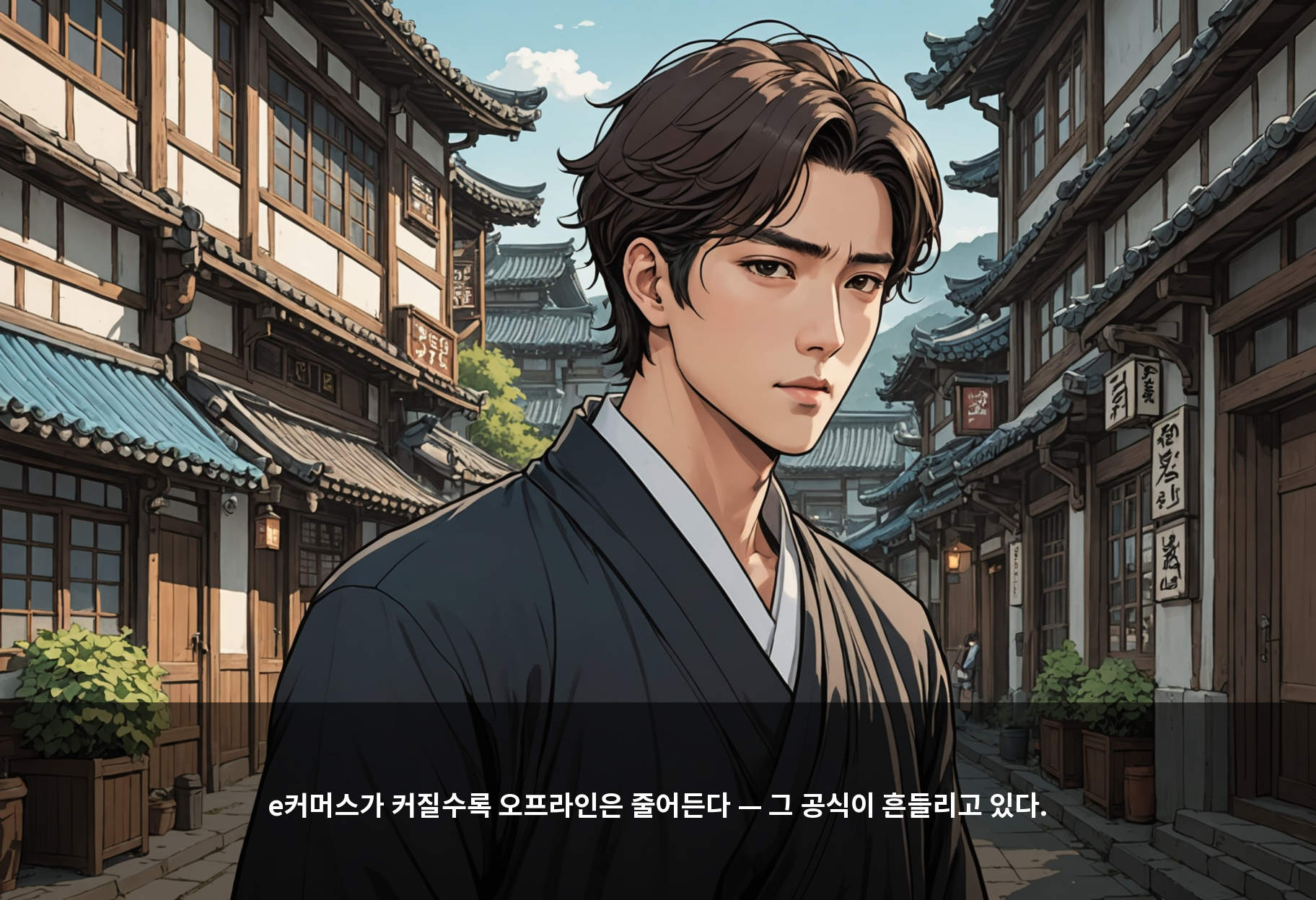 e커머스가 커질수록 오프라인은 줄어든다 — 그 공식이 흔들리고 있다.