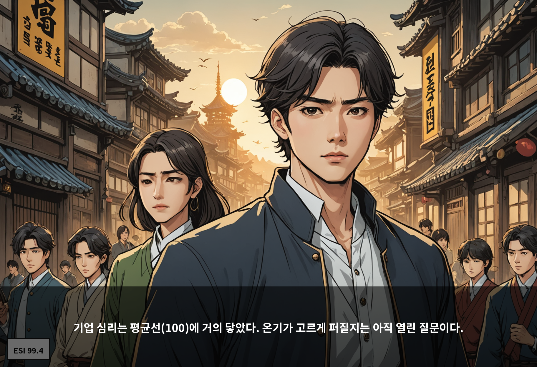 기업 심리는 평균선(100)에 거의 닿았다. 온기가 고르게 퍼질지는 아직 열린 질문이다.