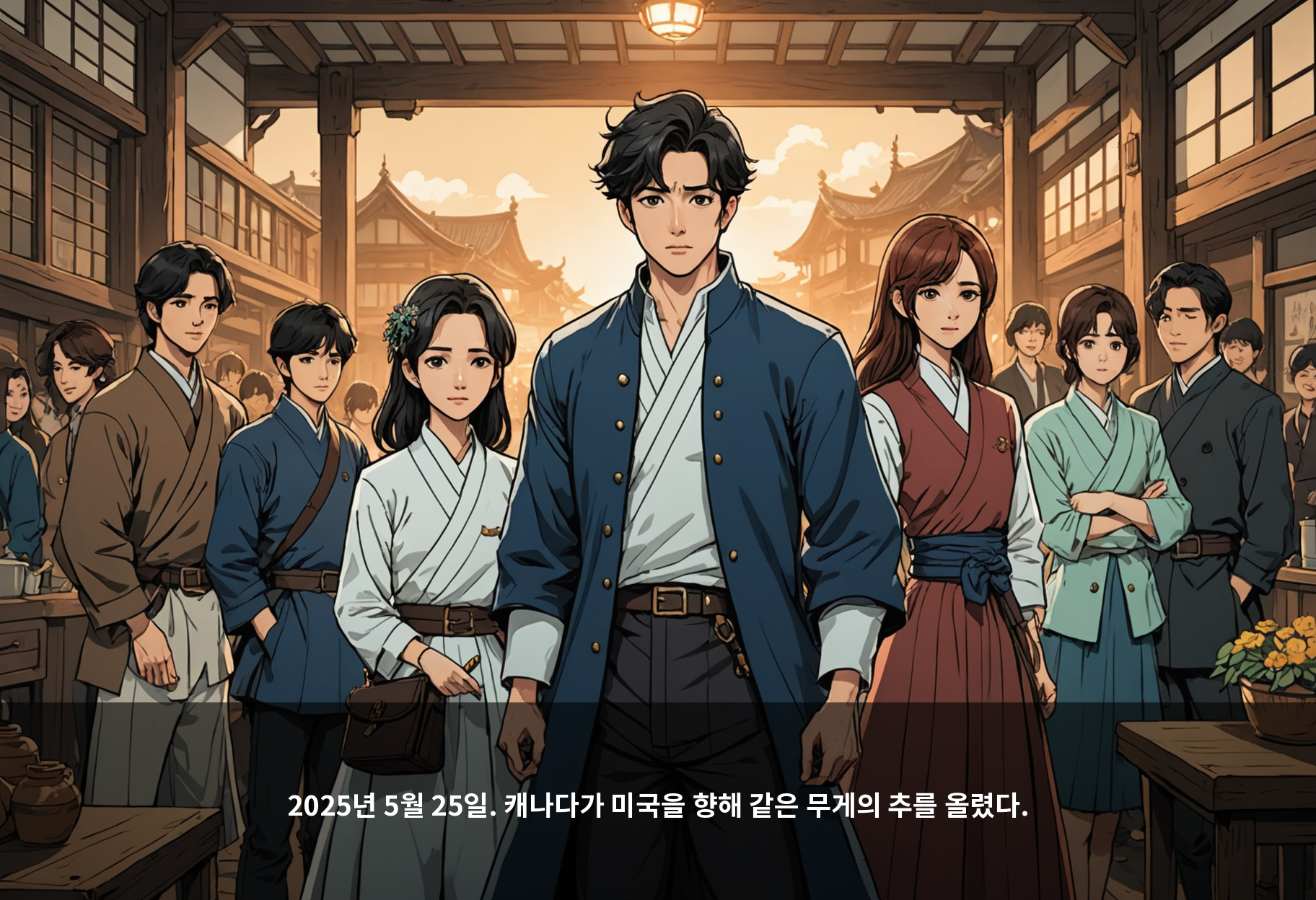 2025년 5월 25일. 캐나다가 미국을 향해 같은 무게의 추를 올렸다.