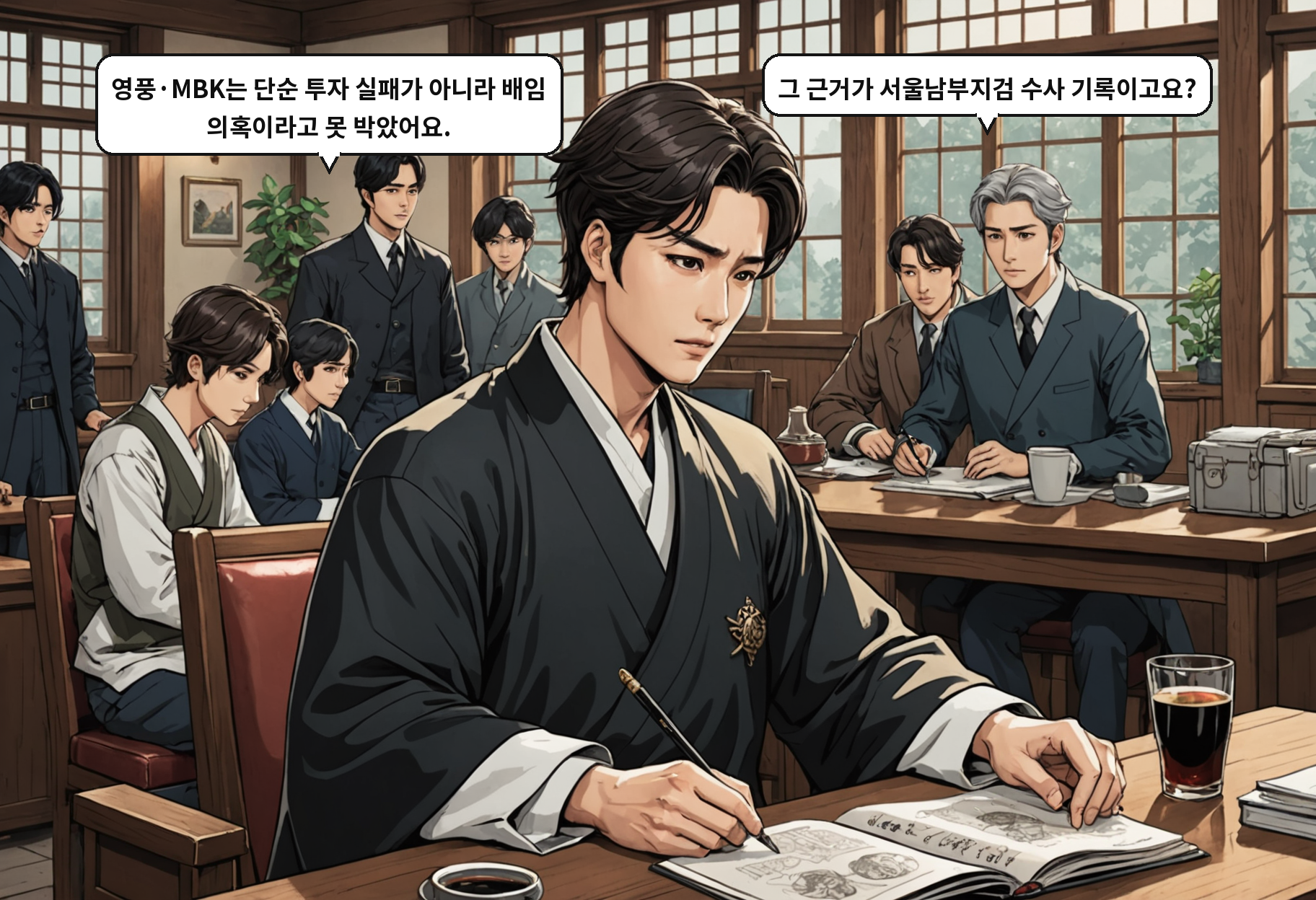 B: 영풍·MBK는 단순 투자 실패가 아니라 배임 의혹이라고 못 박았어요. A: 그 근거가 서울남부지검 수사 기록이고요?