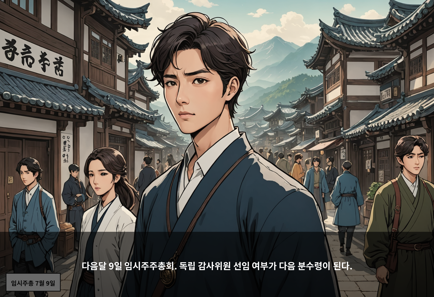 다음달 9일 임시주주총회. 독립 감사위원 선임 여부가 다음 분수령이 된다.