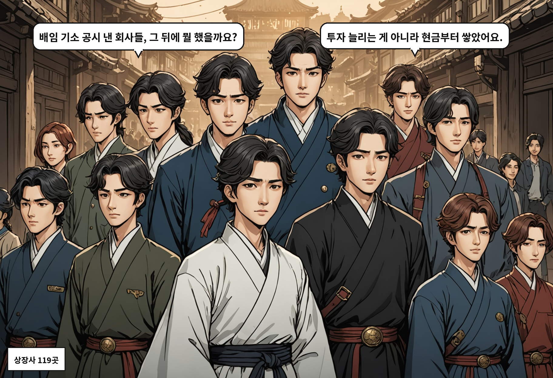 B: 배임 기소 공시 낸 회사들, 그 뒤에 뭘 했을까요? A: 투자 늘리는 게 아니라 현금부터 쌓았어요.